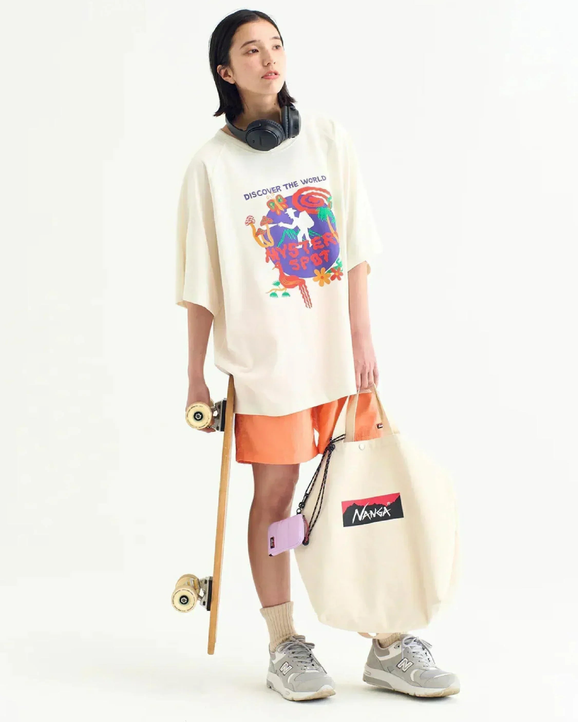 Nanga x Takeuchi Shuntaro Mystery Spot Loose Fit Tee - Wild Camping
