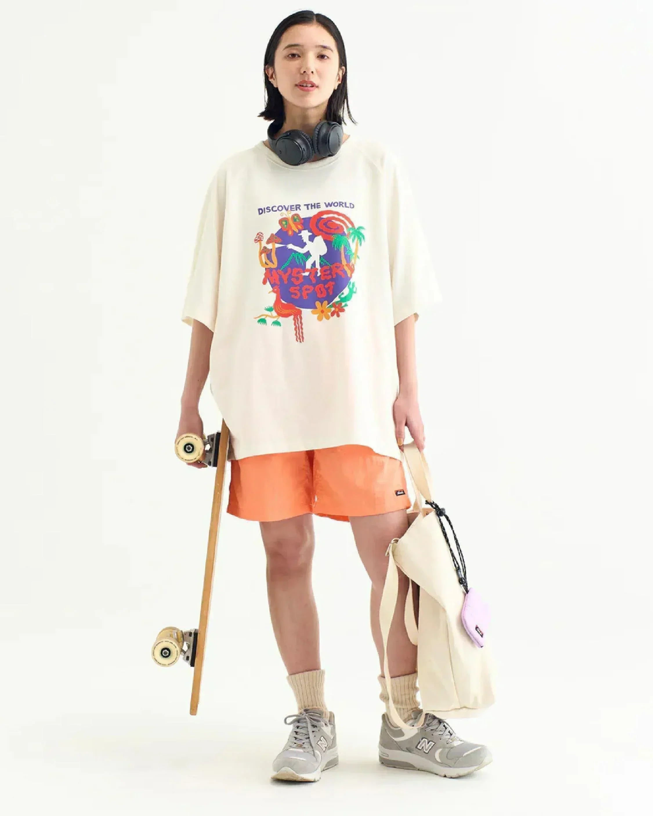 Nanga x Takeuchi Shuntaro Mystery Spot Loose Fit Tee - Wild Camping
