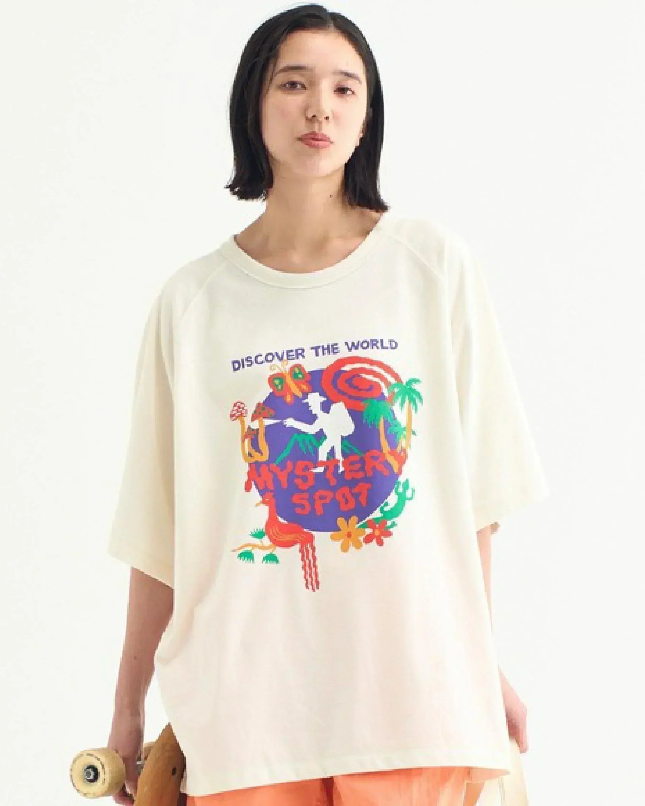 Nanga x Takeuchi Shuntaro Mystery Spot Loose Fit Tee - Wild Camping