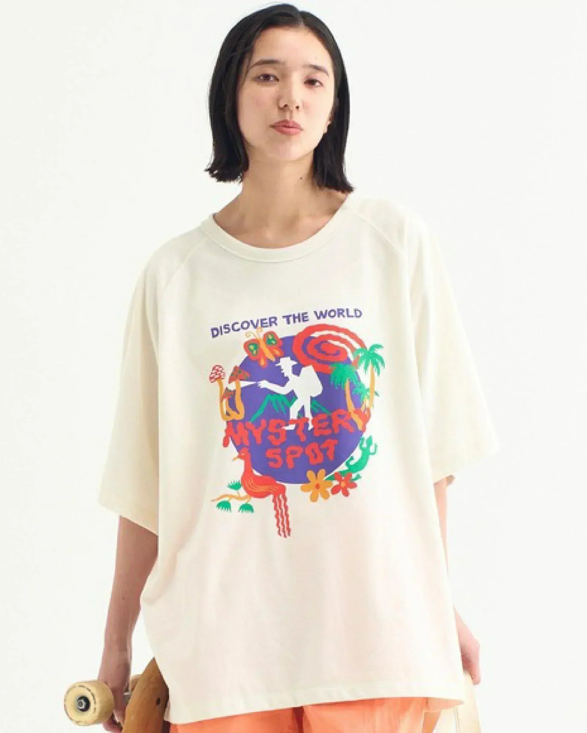 Nanga x Takeuchi Shuntaro Mystery Spot Loose Fit Tee - Wild Camping