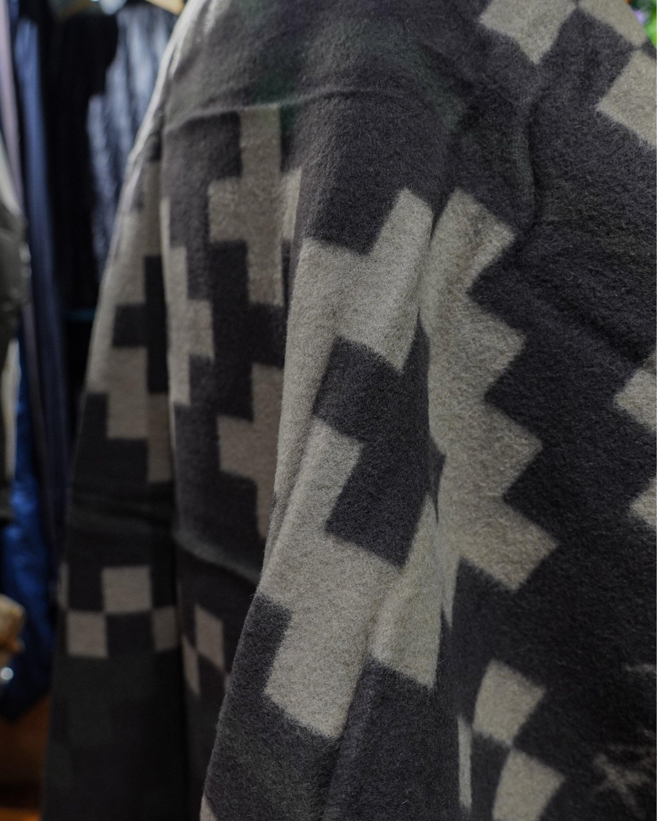 Nanga Folk Checker & Cross Blanket - Wild Camping