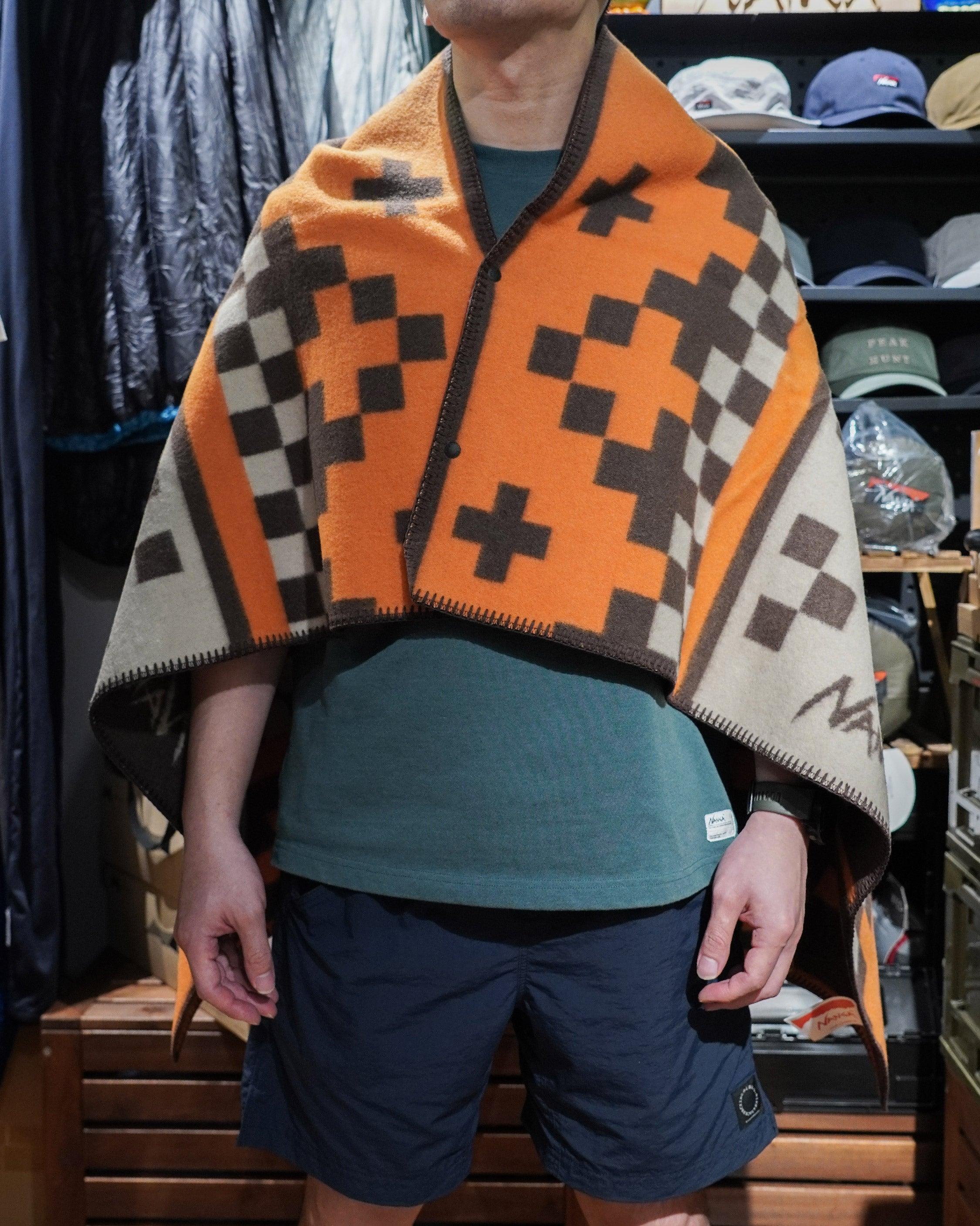 Nanga Folk Checker & Cross Blanket - Wild Camping