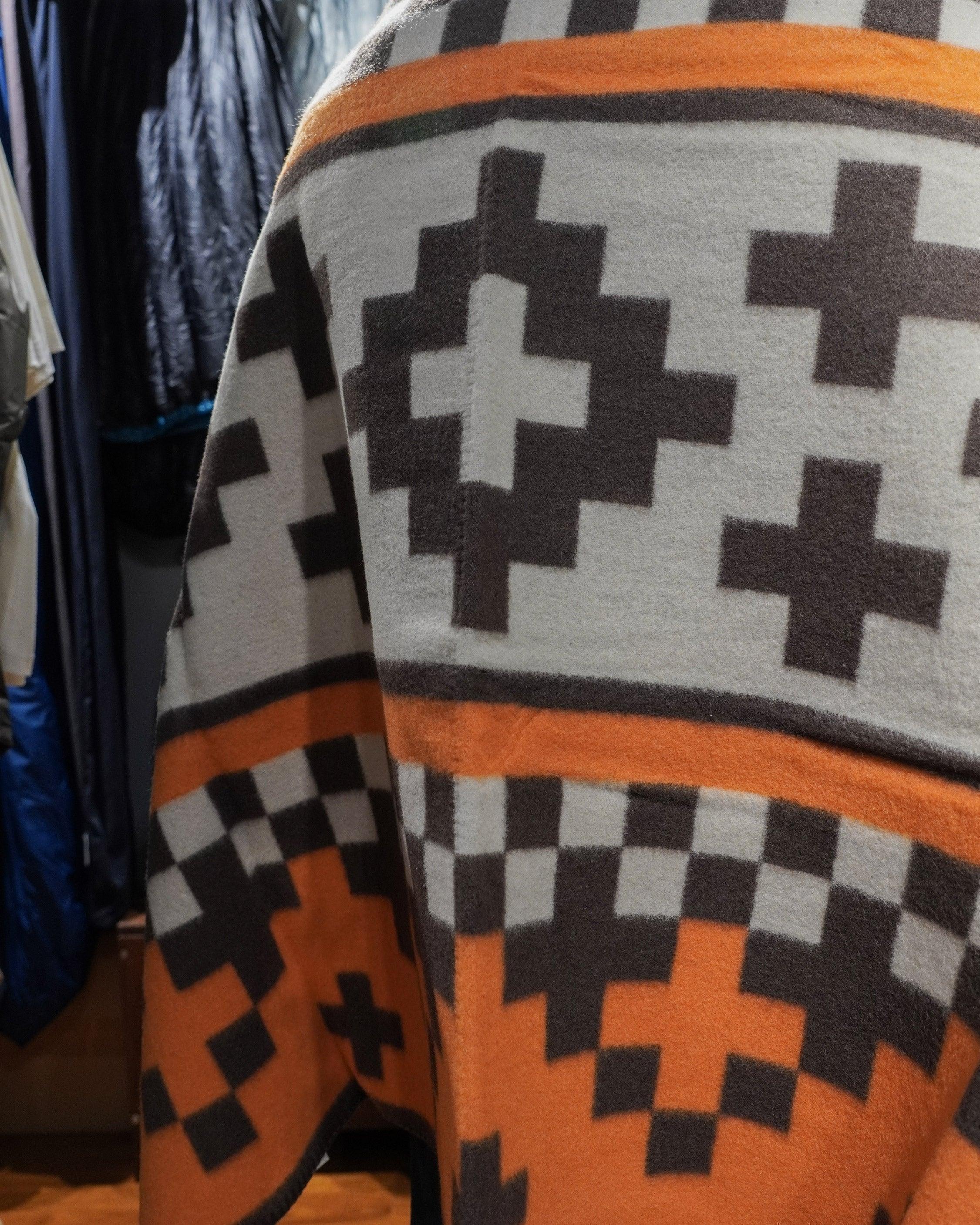 Nanga Folk Checker & Cross Blanket - Wild Camping