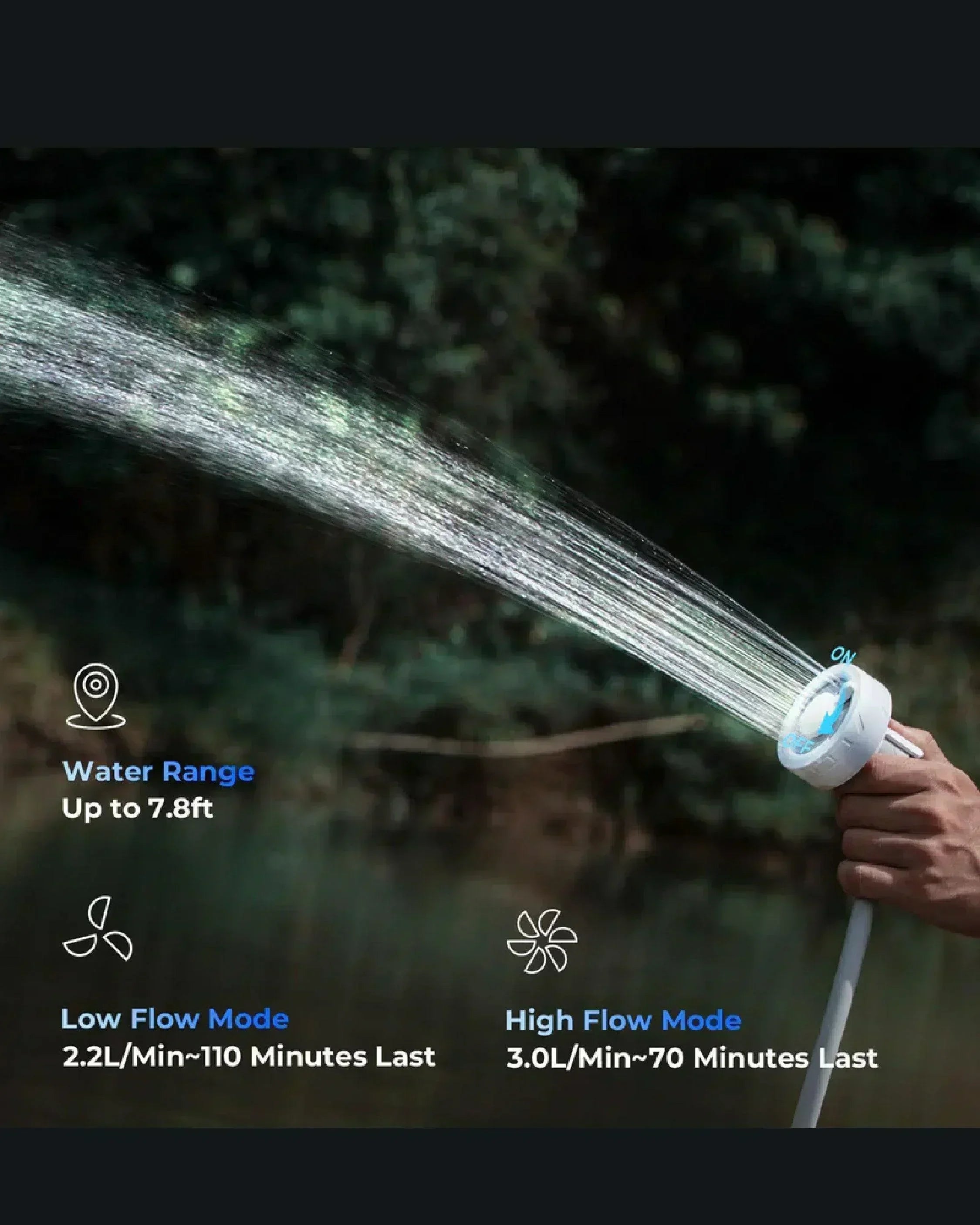 Flextail Max Shower - Wild Camping