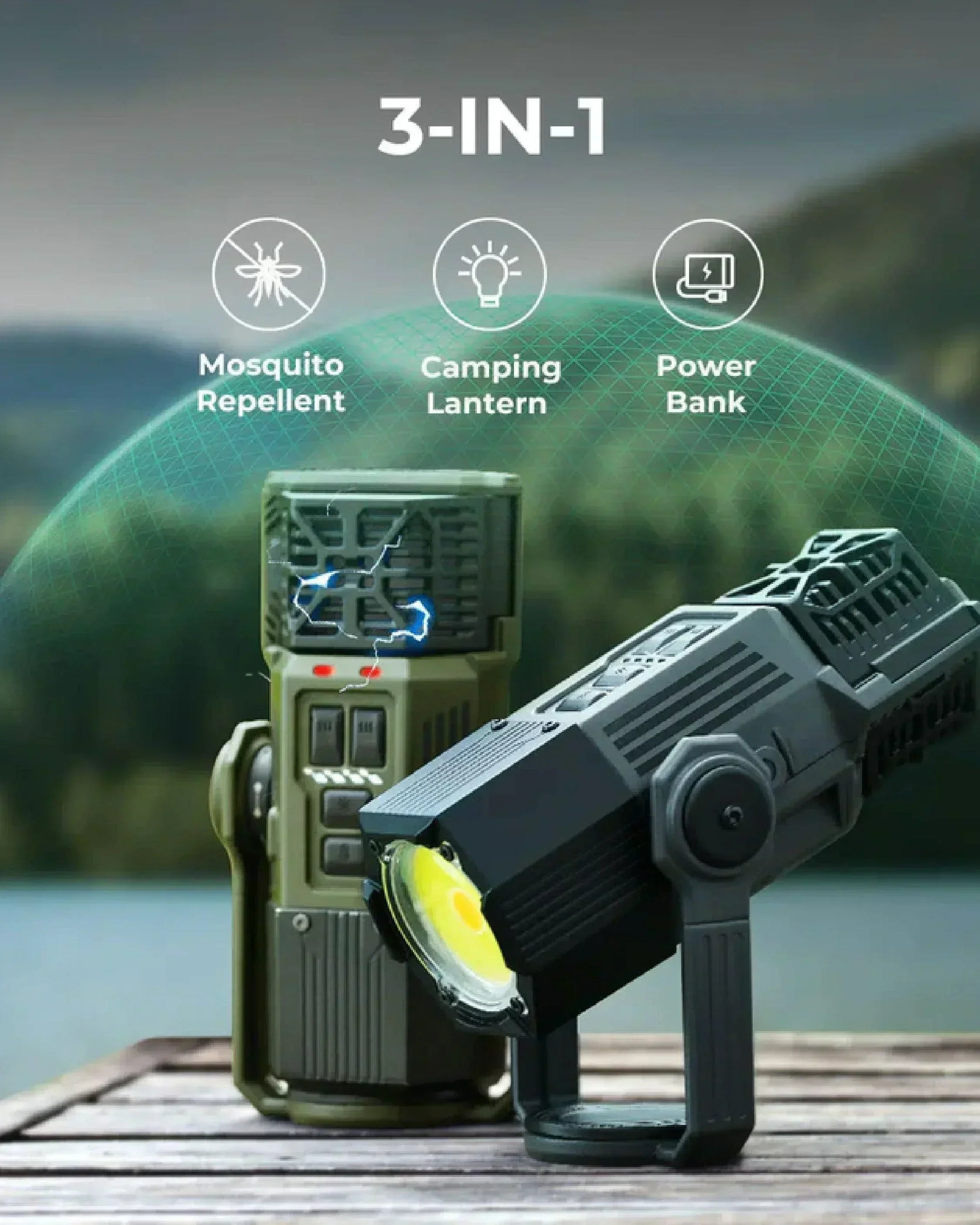 Flextail EVO Repel 3in1 Mosquito Repeller Lantern - Wild Camping