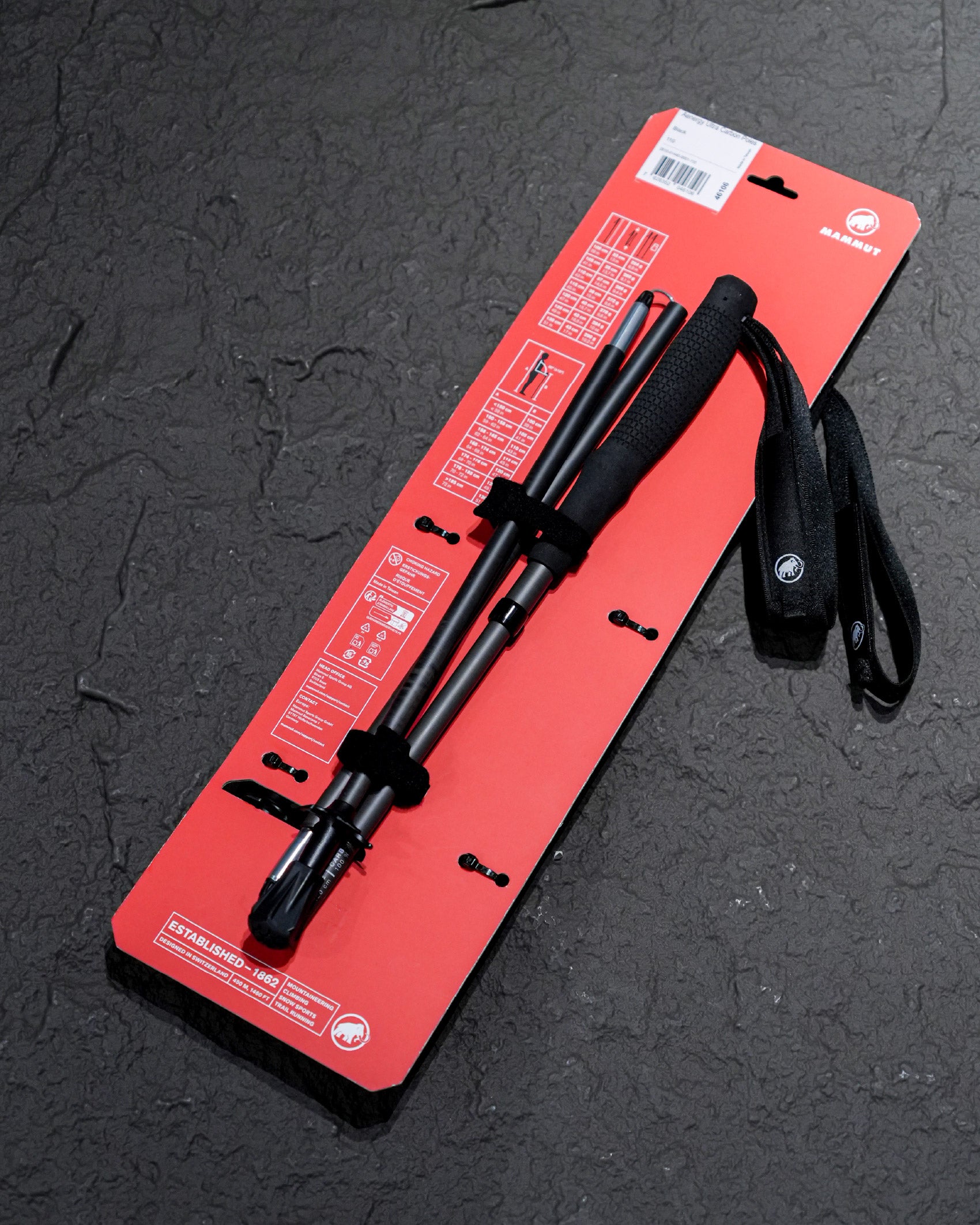 Mammut Aenergy Ultra Carbon Pole (Pair) - Wild Camping