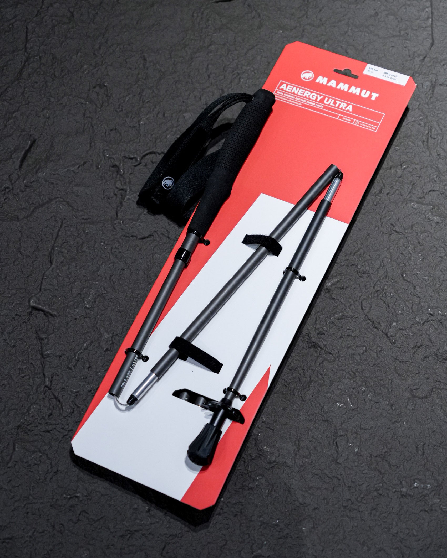 Mammut Aenergy Ultra Carbon Pole (Pair) - Wild Camping