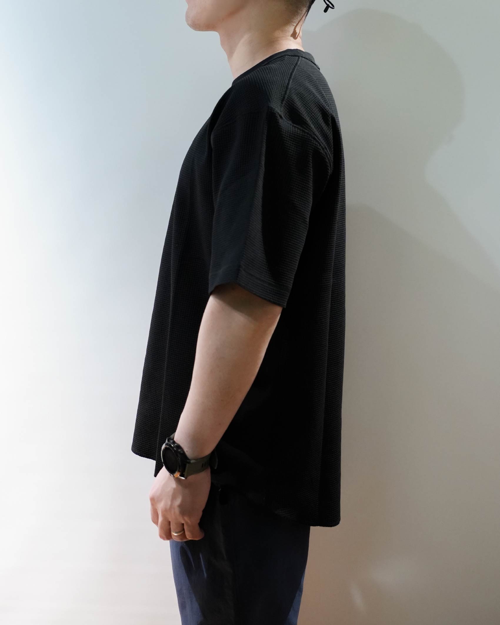 Nanga Airflex® Waffle Tee / BLK - Wild Camping