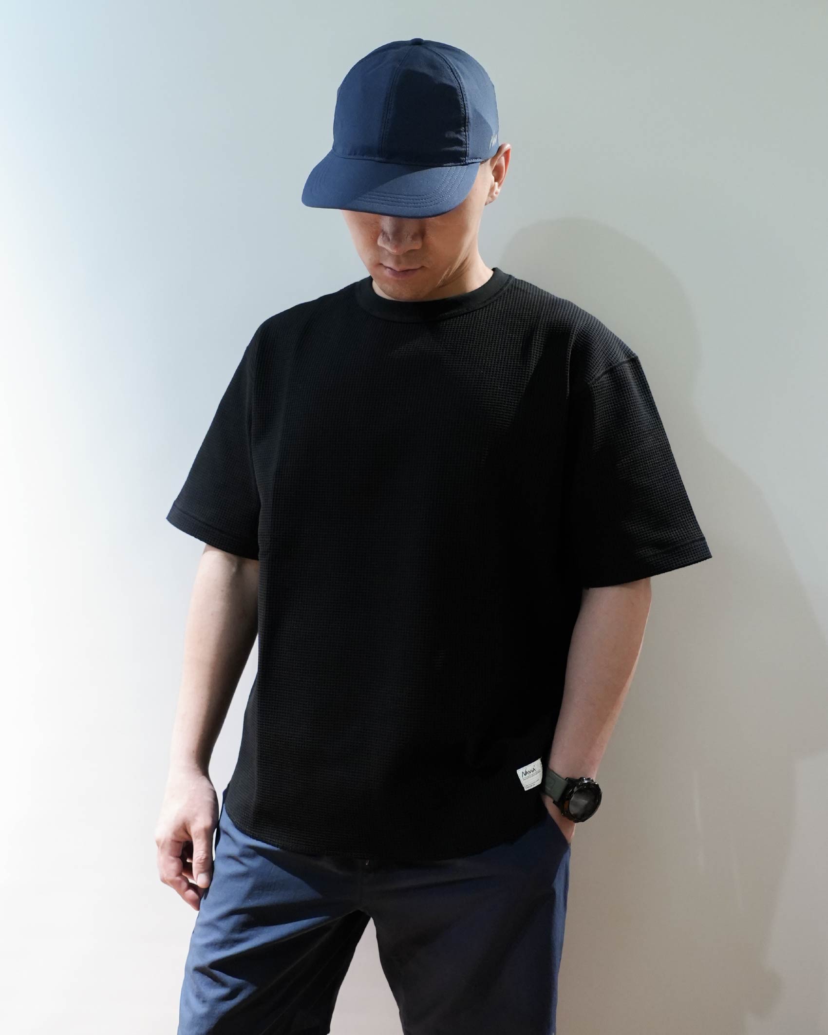 Nanga Airflex® Waffle Tee / BLK - Wild Camping