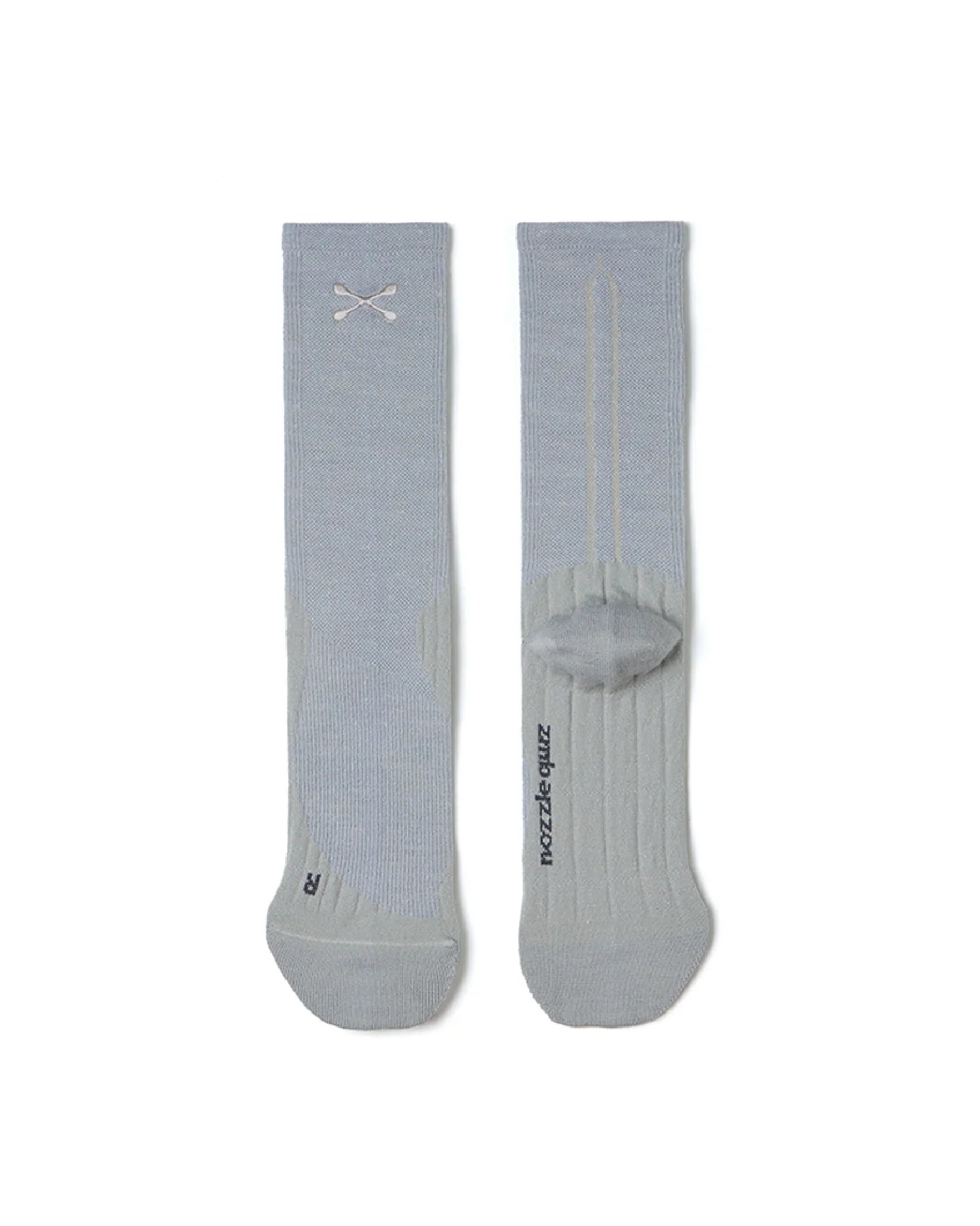nozzle quiz Airy Wool Socks / Grey
