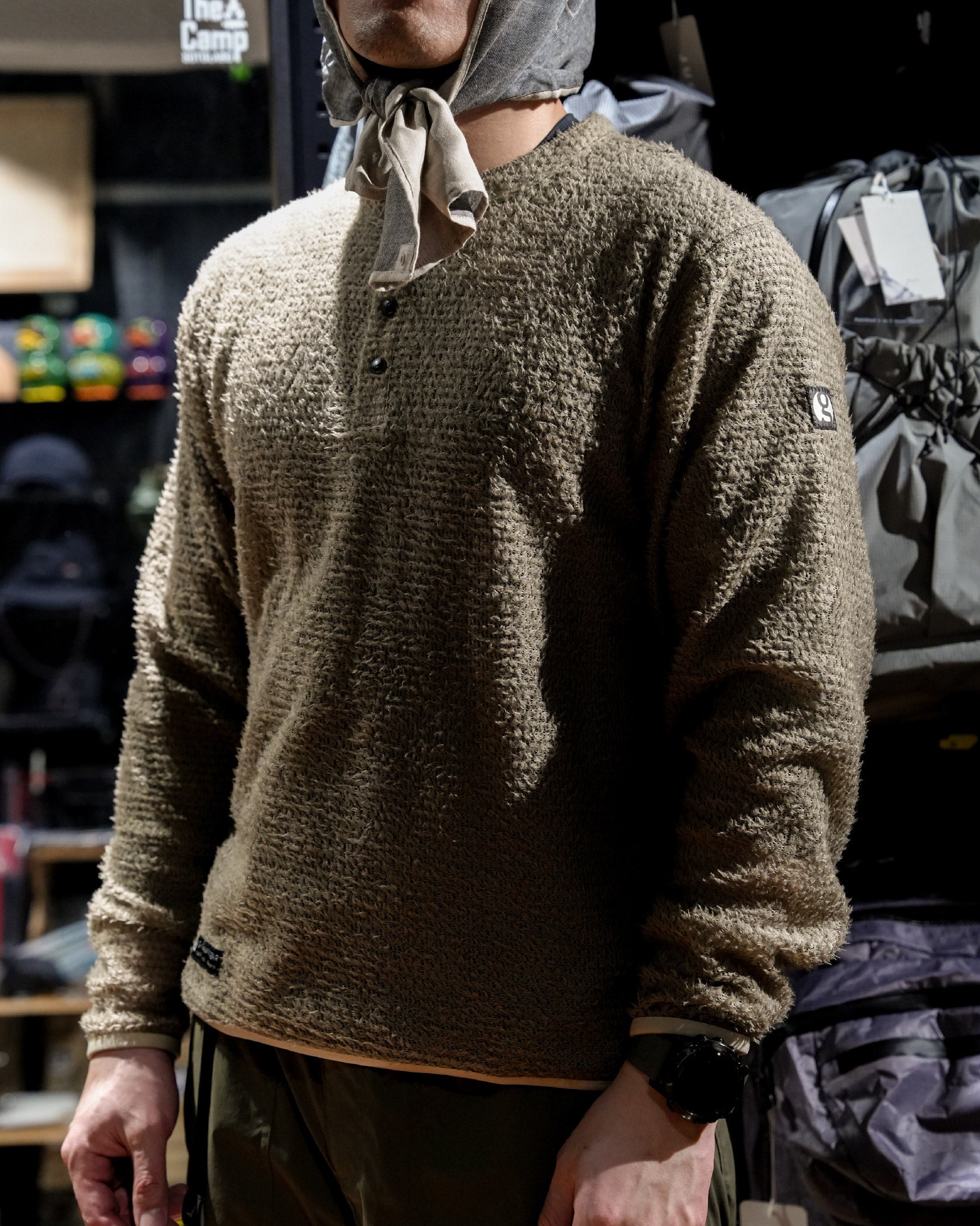 【JP Edition】Gossamer Gear H/B Polartec® Alpha® Direct Pullover / Beige - Wild Camping