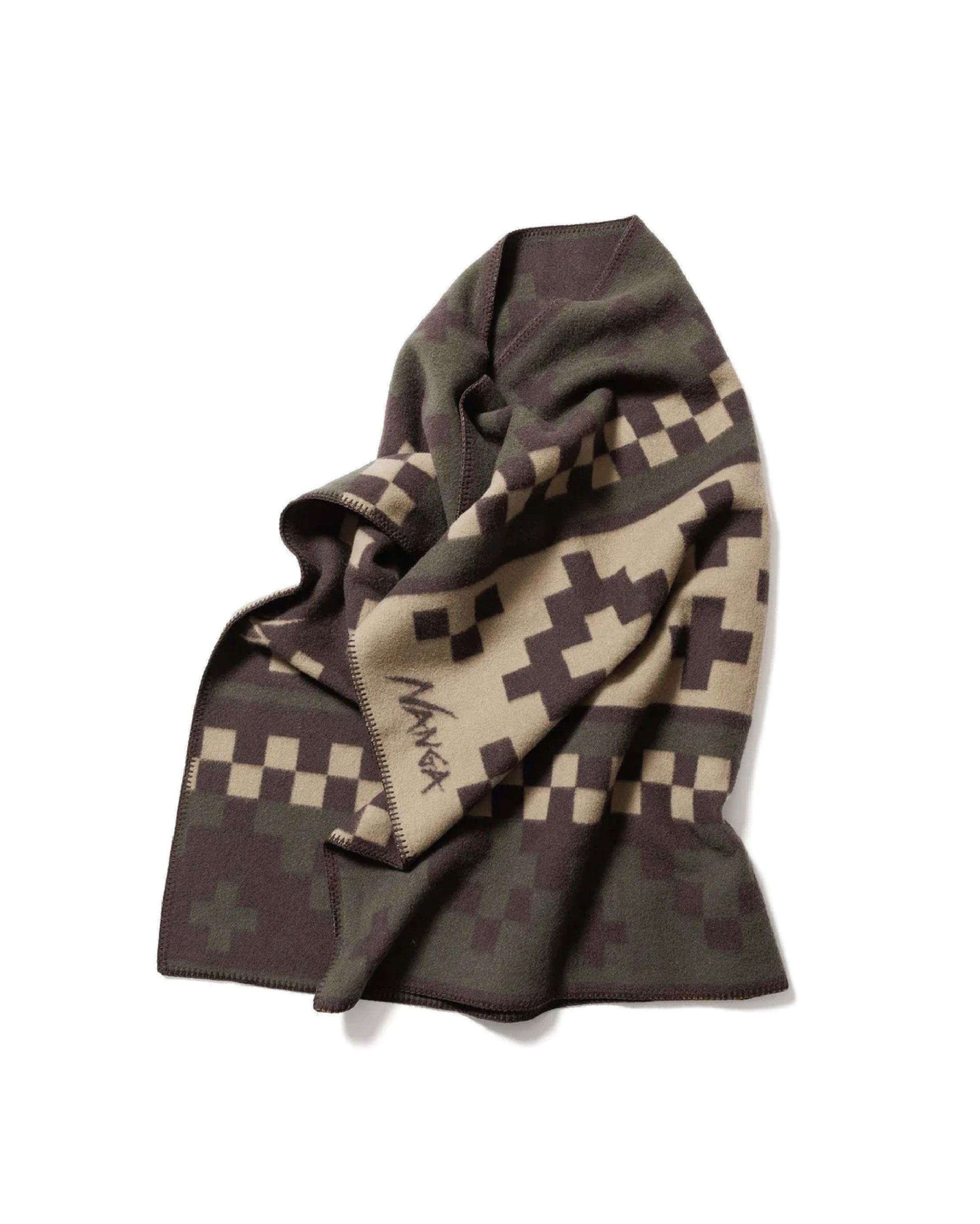 Nanga Folk Checker & Cross Blanket - Wild Camping