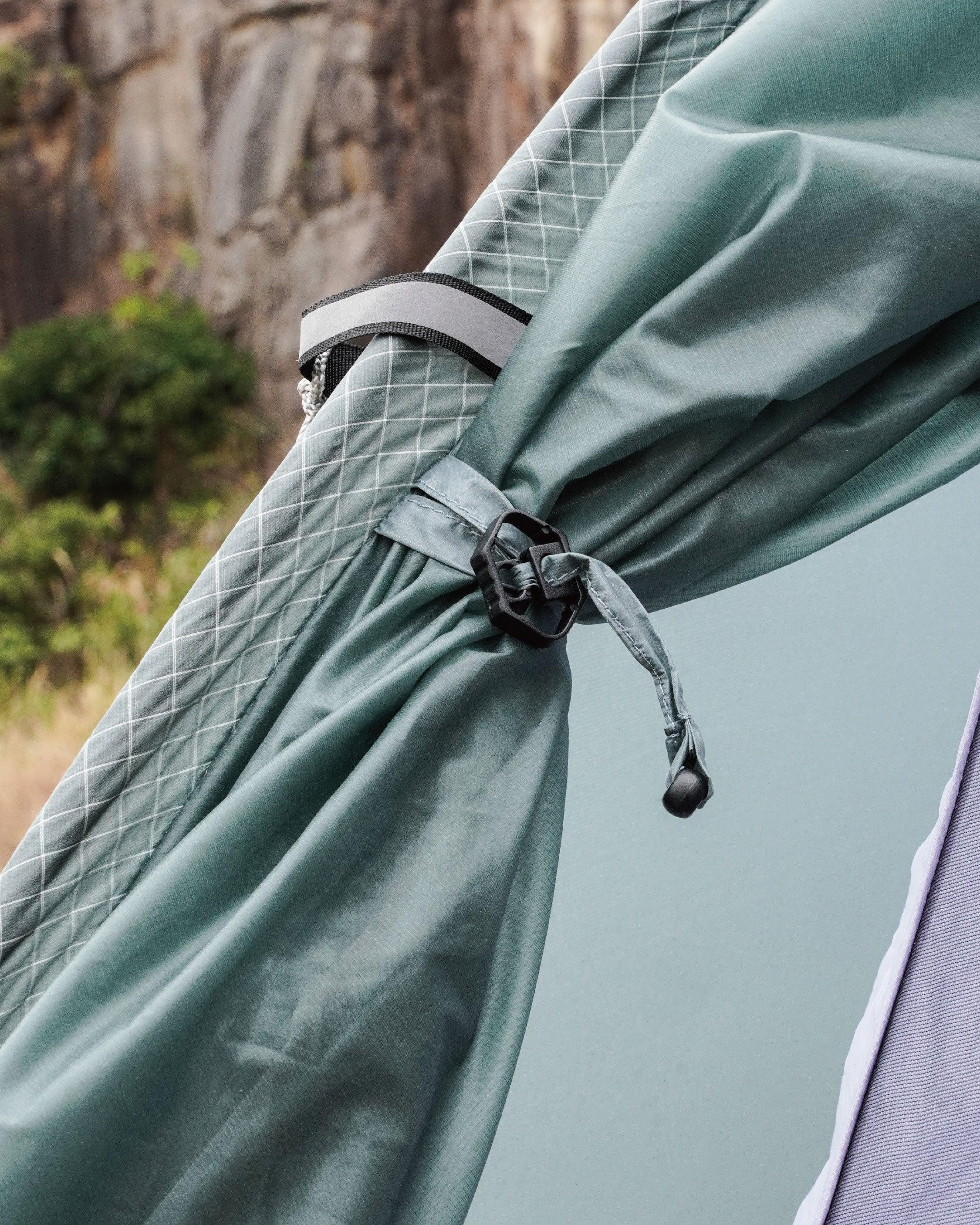 Pre Tents Border With Vestibule / Pewter