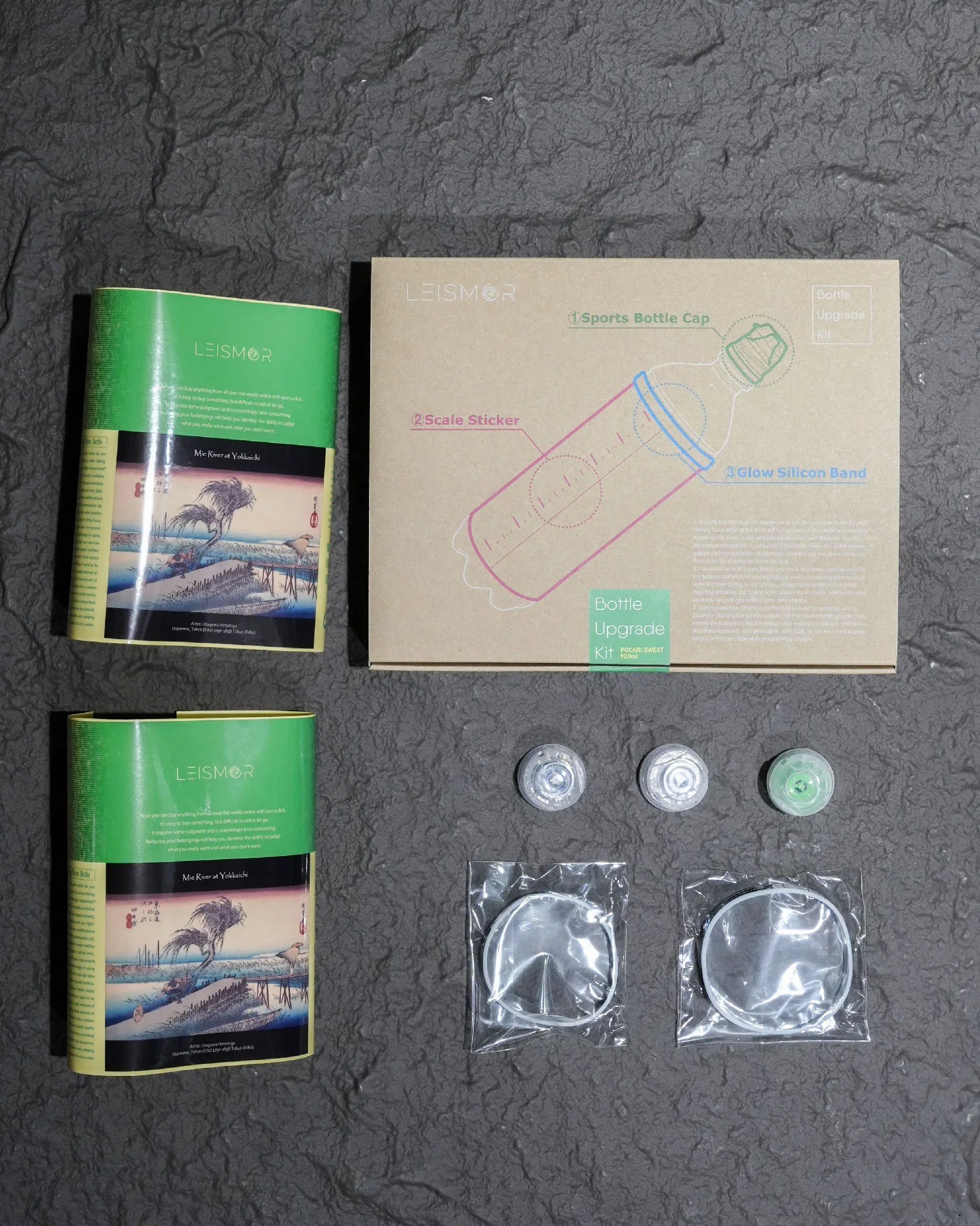 LEISMOR Bottle Upgrade Kit【"for POCARI SWEAT 900ml "Mie River at Yokkaichi"】