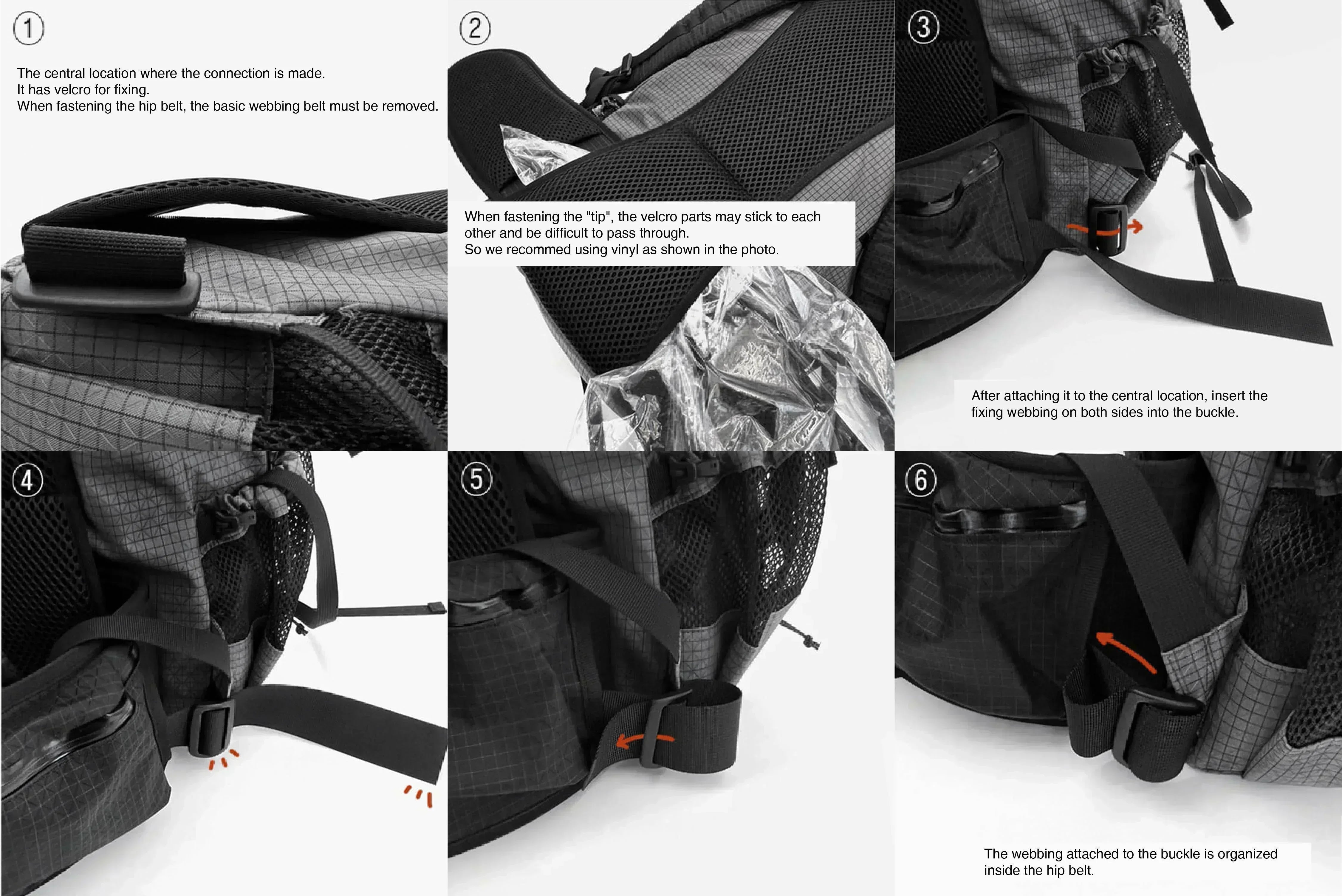 CAYL Hipbelt (cayl-grid) - Wild Camping