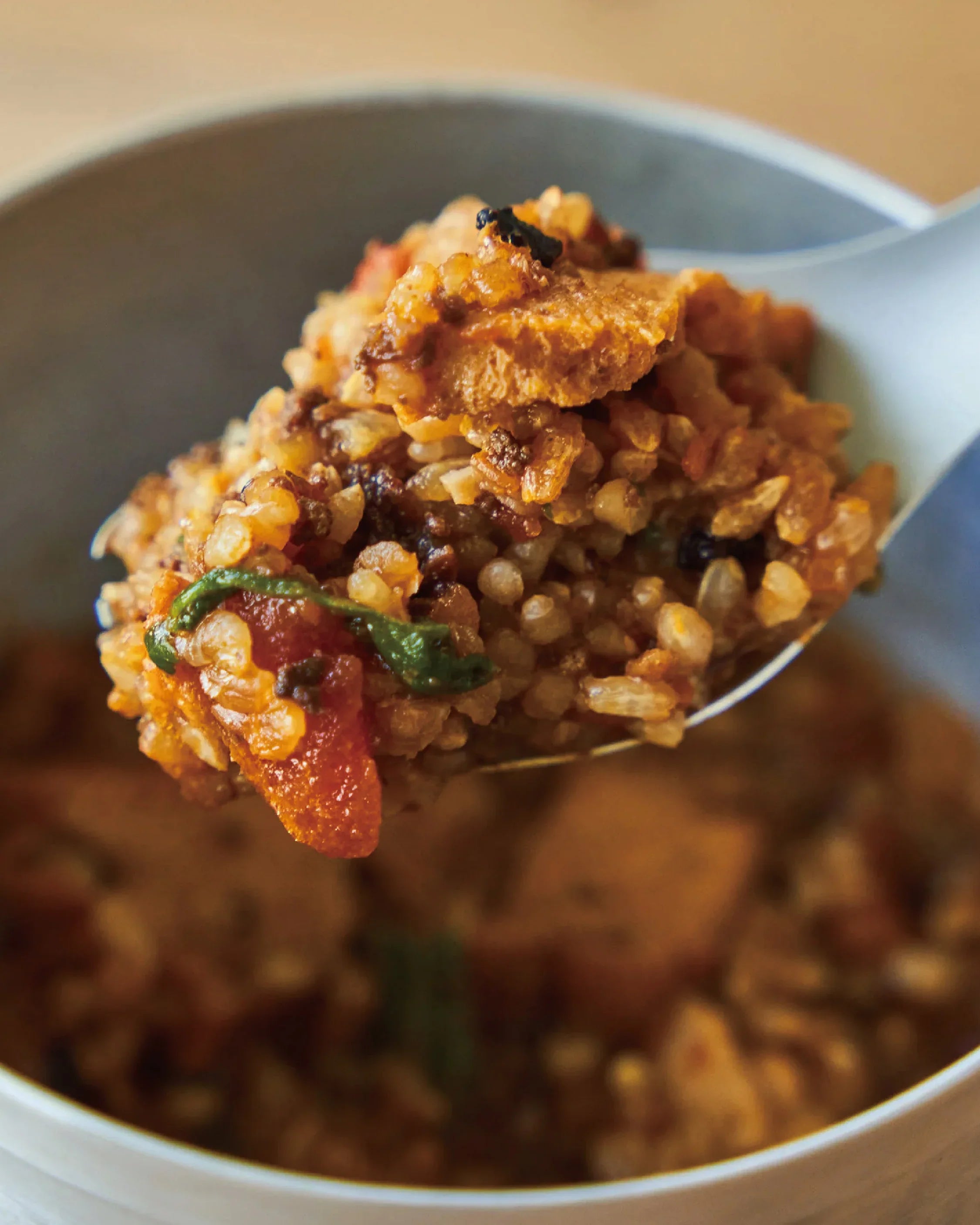 Mountain Gourmet Lab. Tomato and Zha Jiang Combined into Mapo Rice