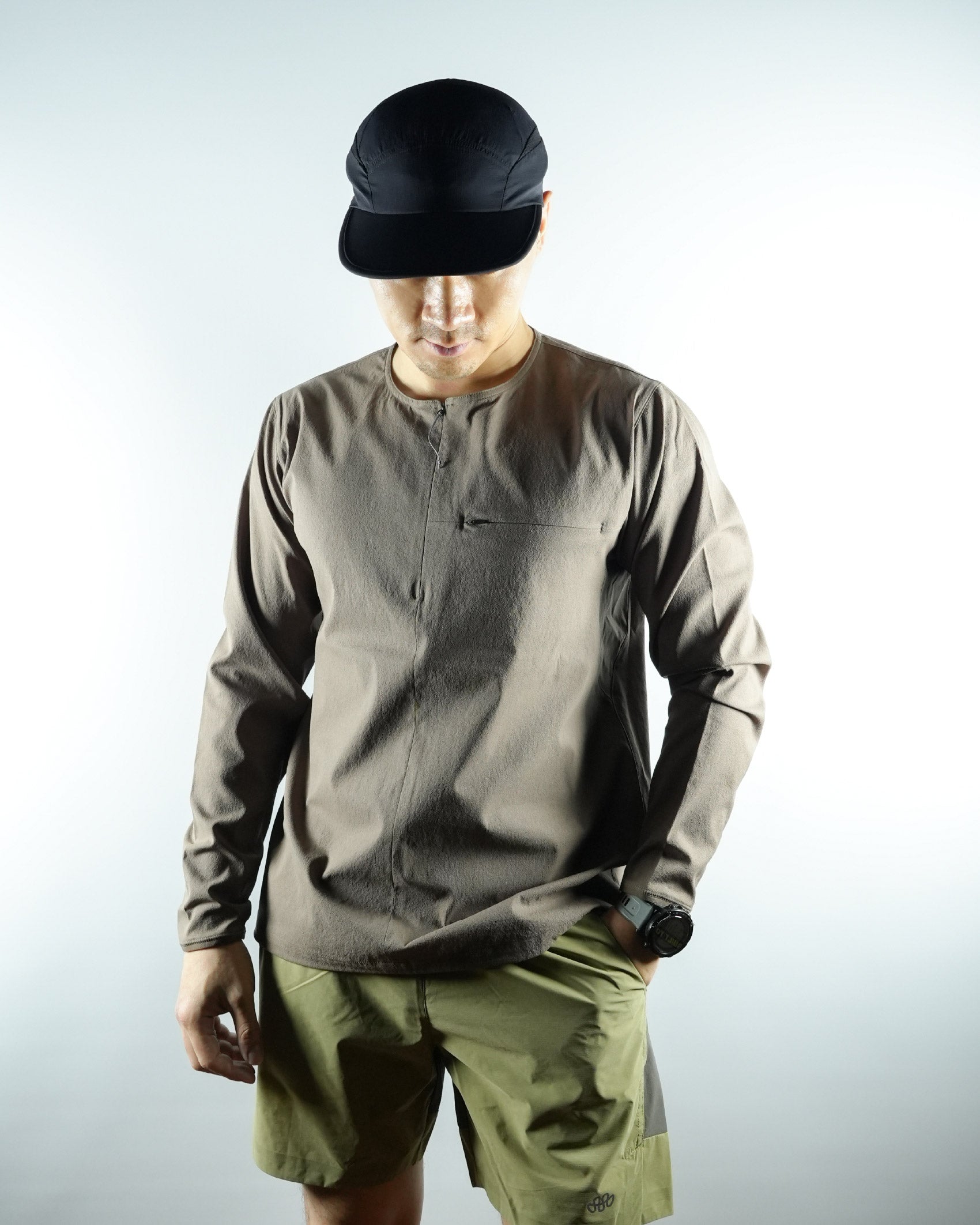 Teton Bros. Chill Halfzip Shirt / Chocolate