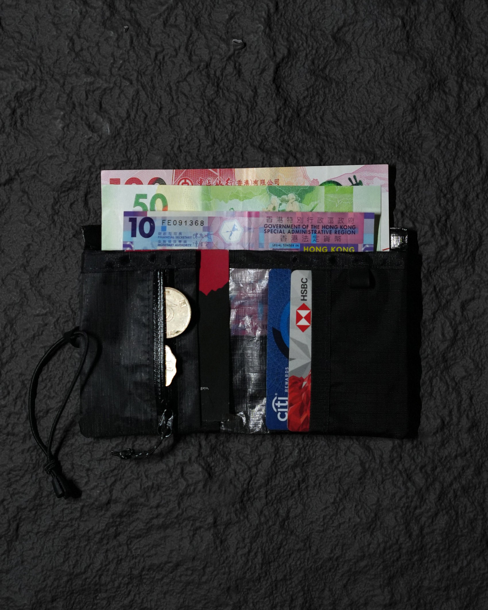 No Brand Gear Dyneema® Wallet V2.5 / Triple Black