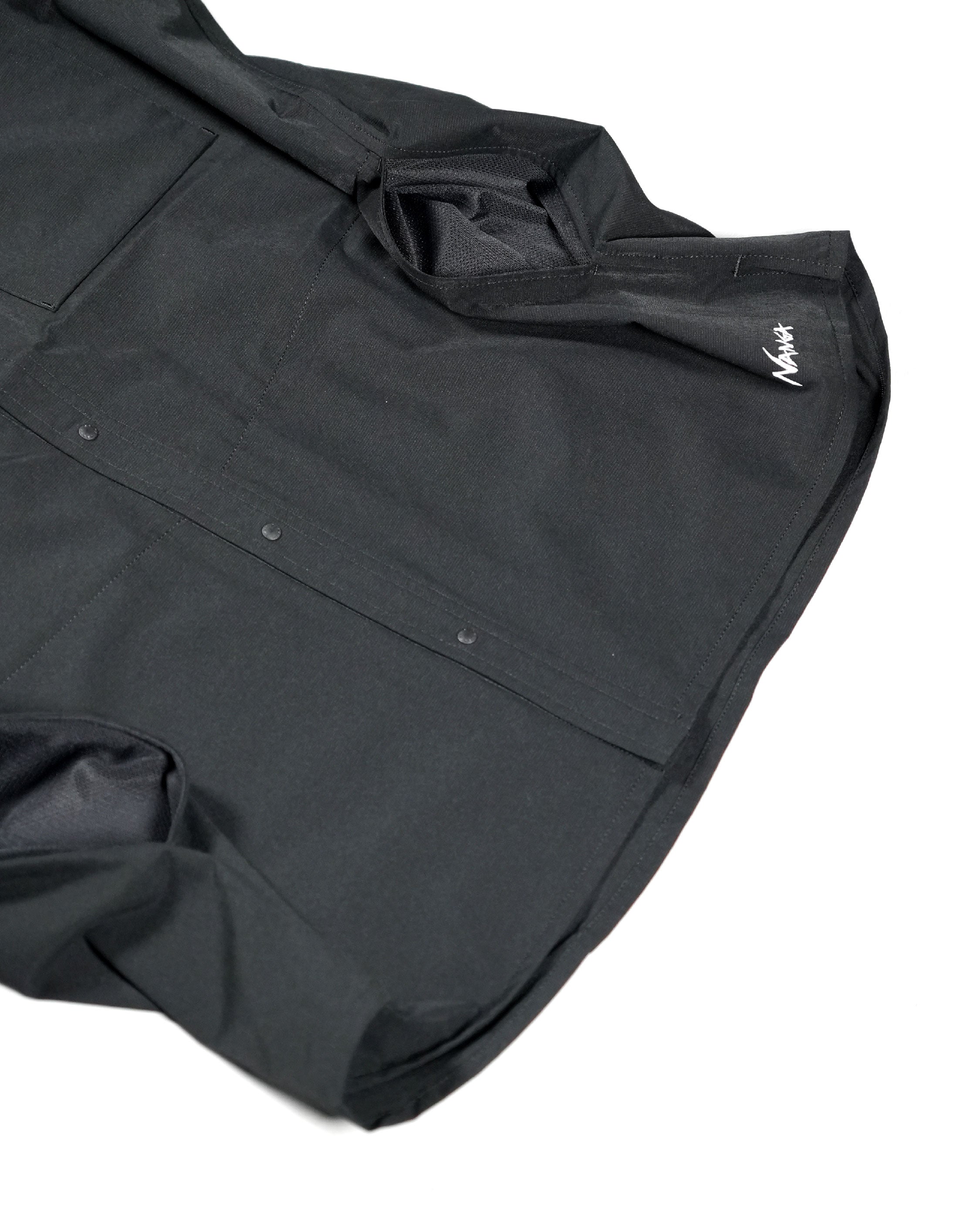 Nanga Dot Air Comfy S/S Shirt / BLK - Wild Camping