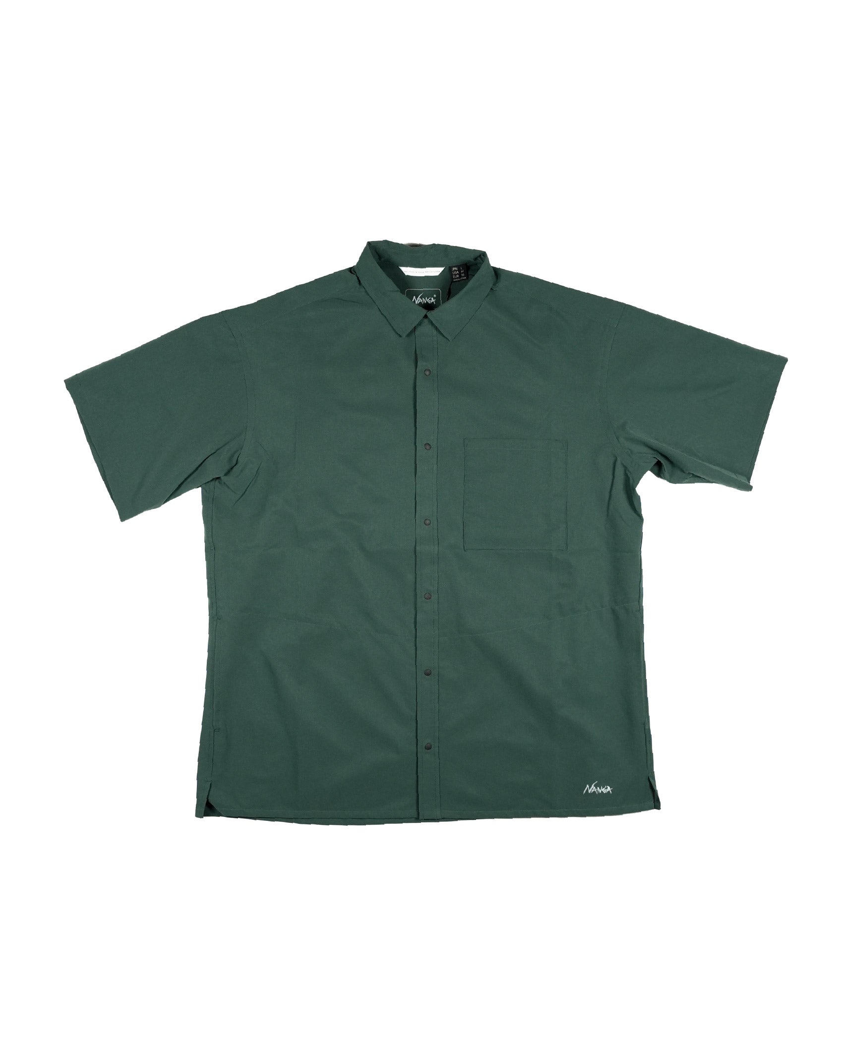 Nanga DotAir® Comfy Shirt / GRN - Wild Camping