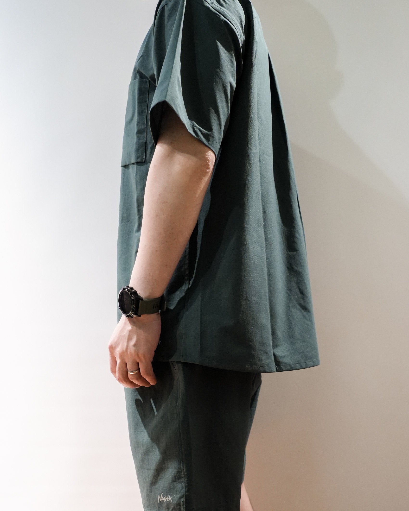 Nanga DotAir® Comfy Shirt / GRN - Wild Camping