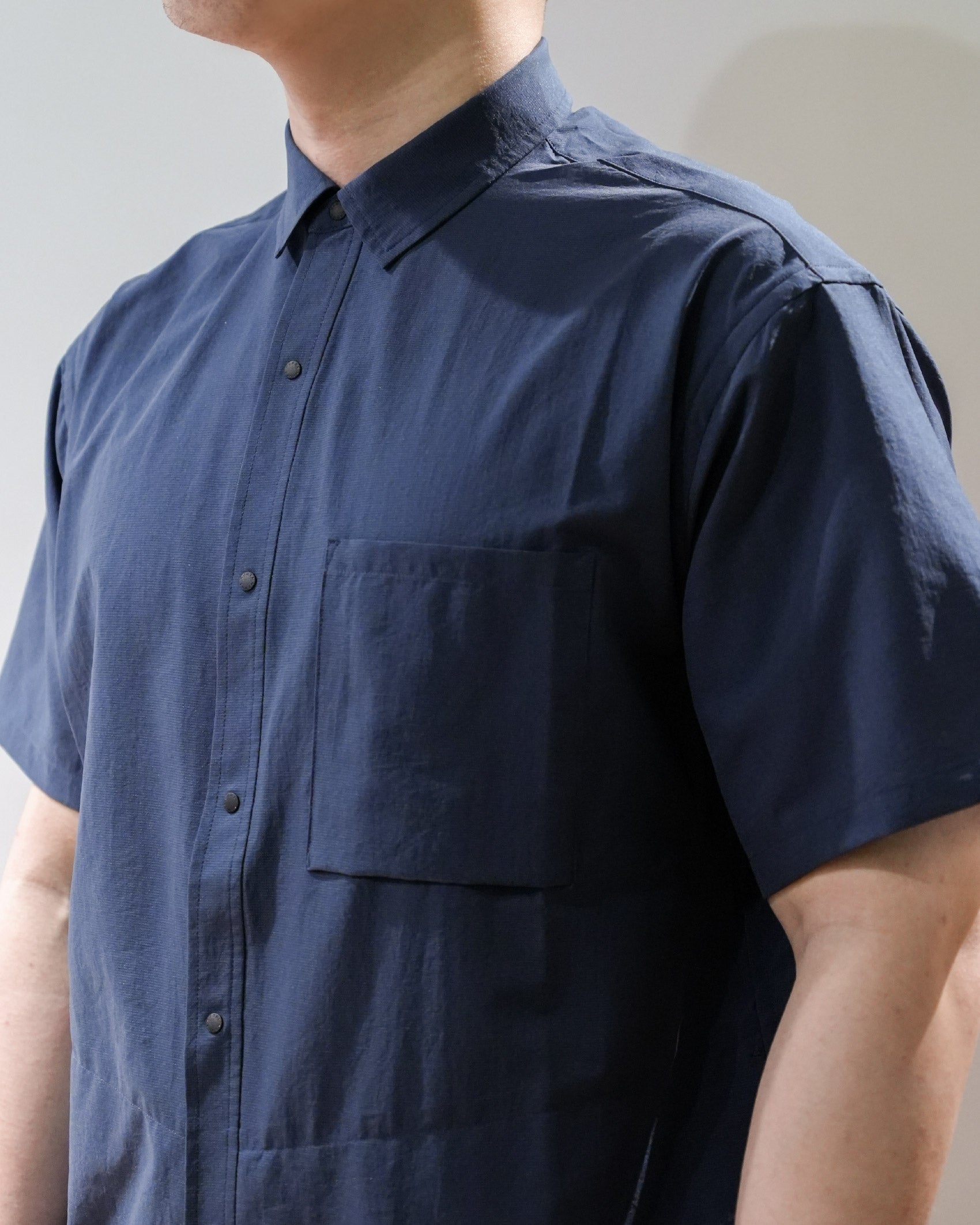 Nanga DotAir® Comfy Shirt / NVY - Wild Camping