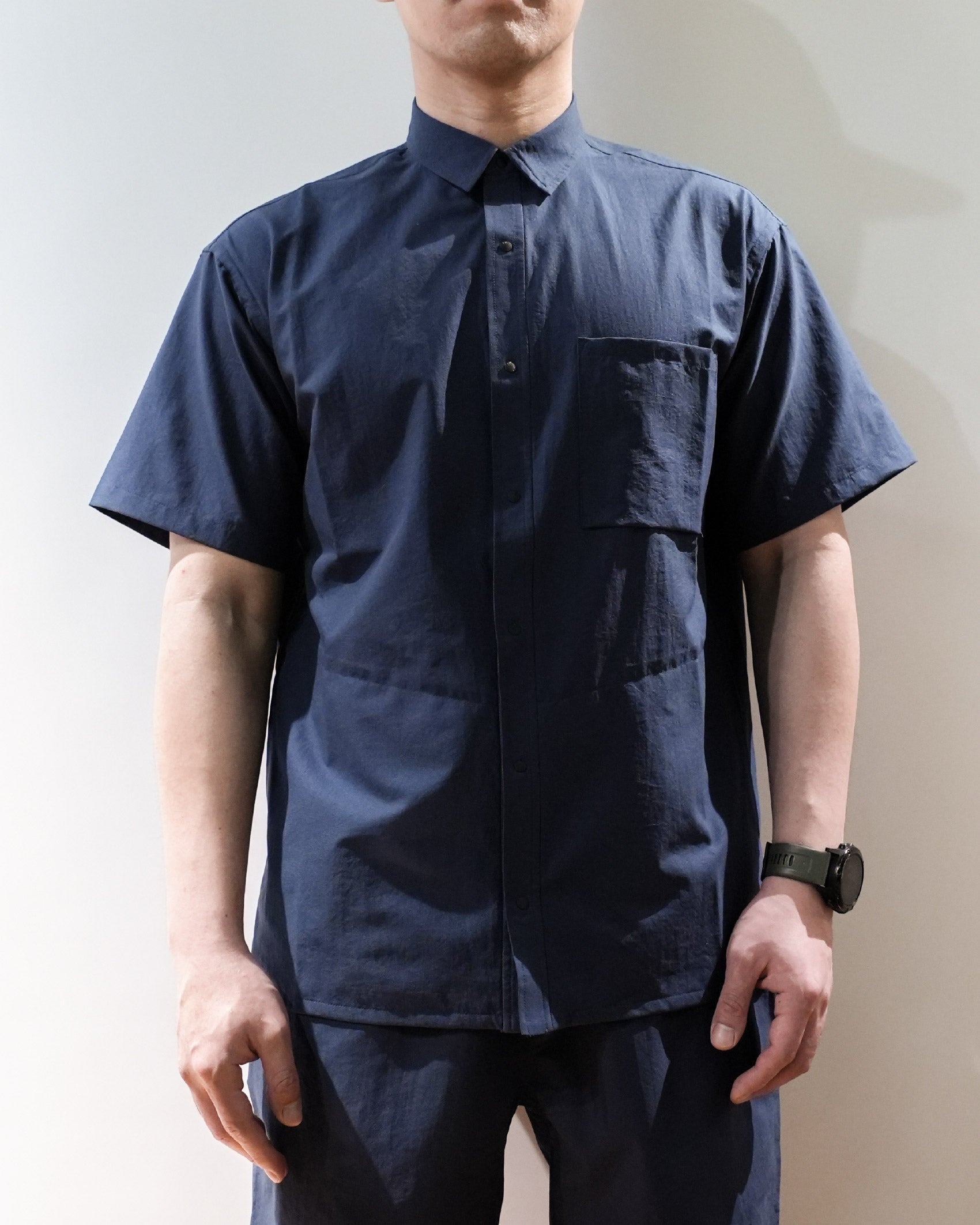 Nanga DotAir® Comfy Shirt / NVY - Wild Camping
