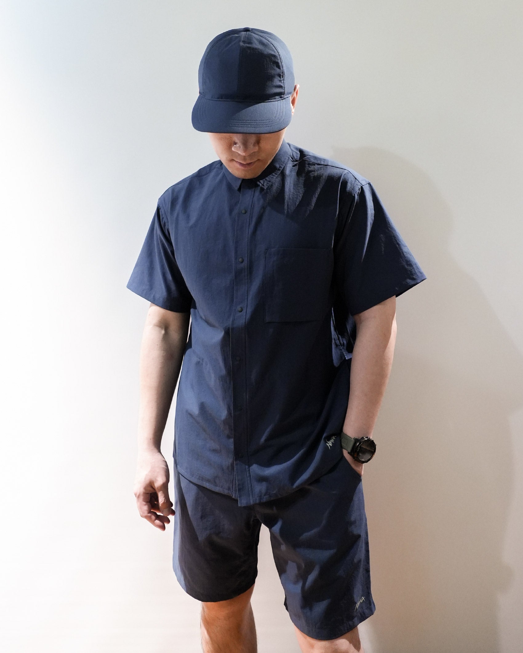 Nanga DotAir® Comfy Shirt / NVY - Wild Camping