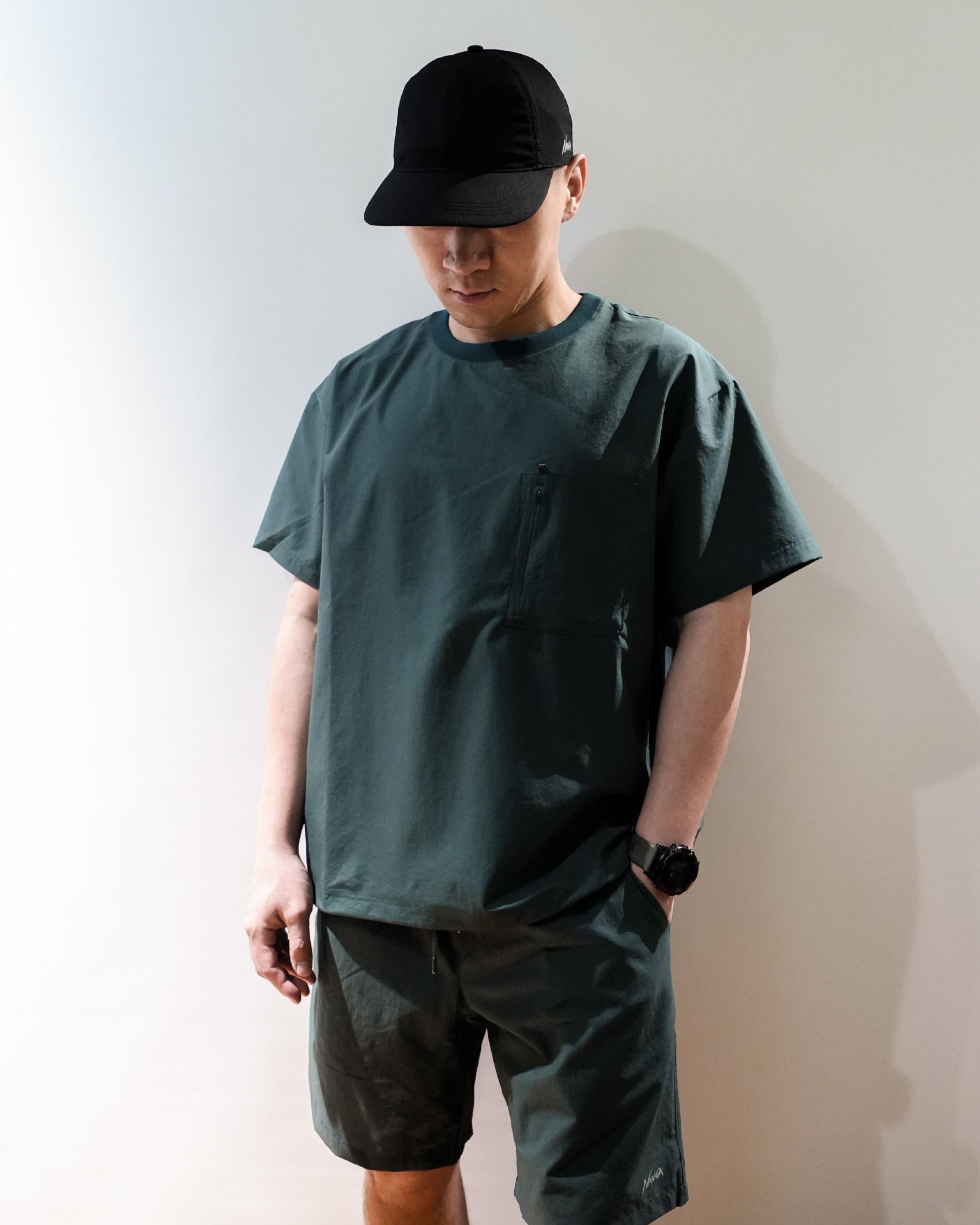 Nanga DotAir® Comfy Tee / GRN - Wild Camping