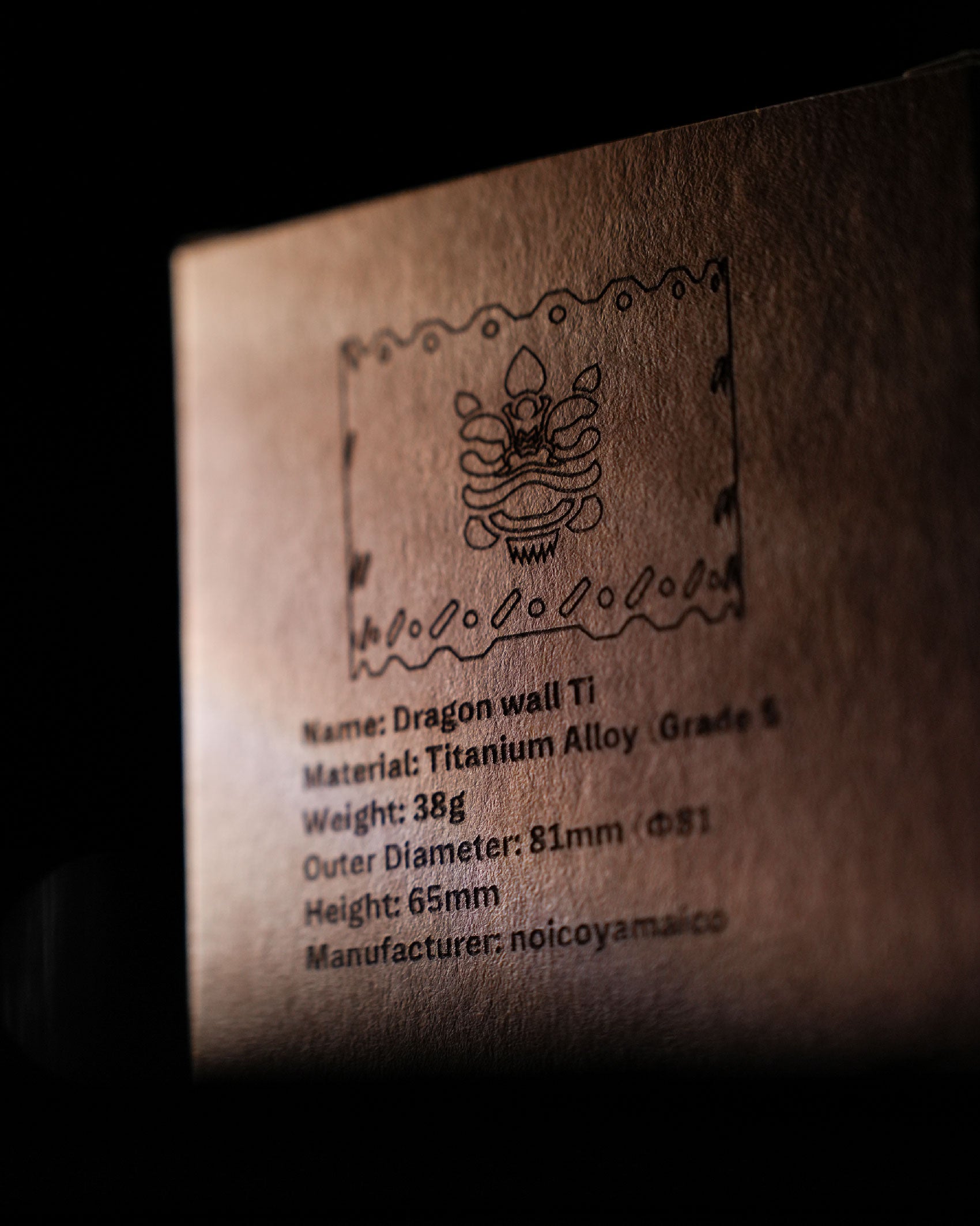 noicoyamaico Dragon Wall 7th Limited Edition
