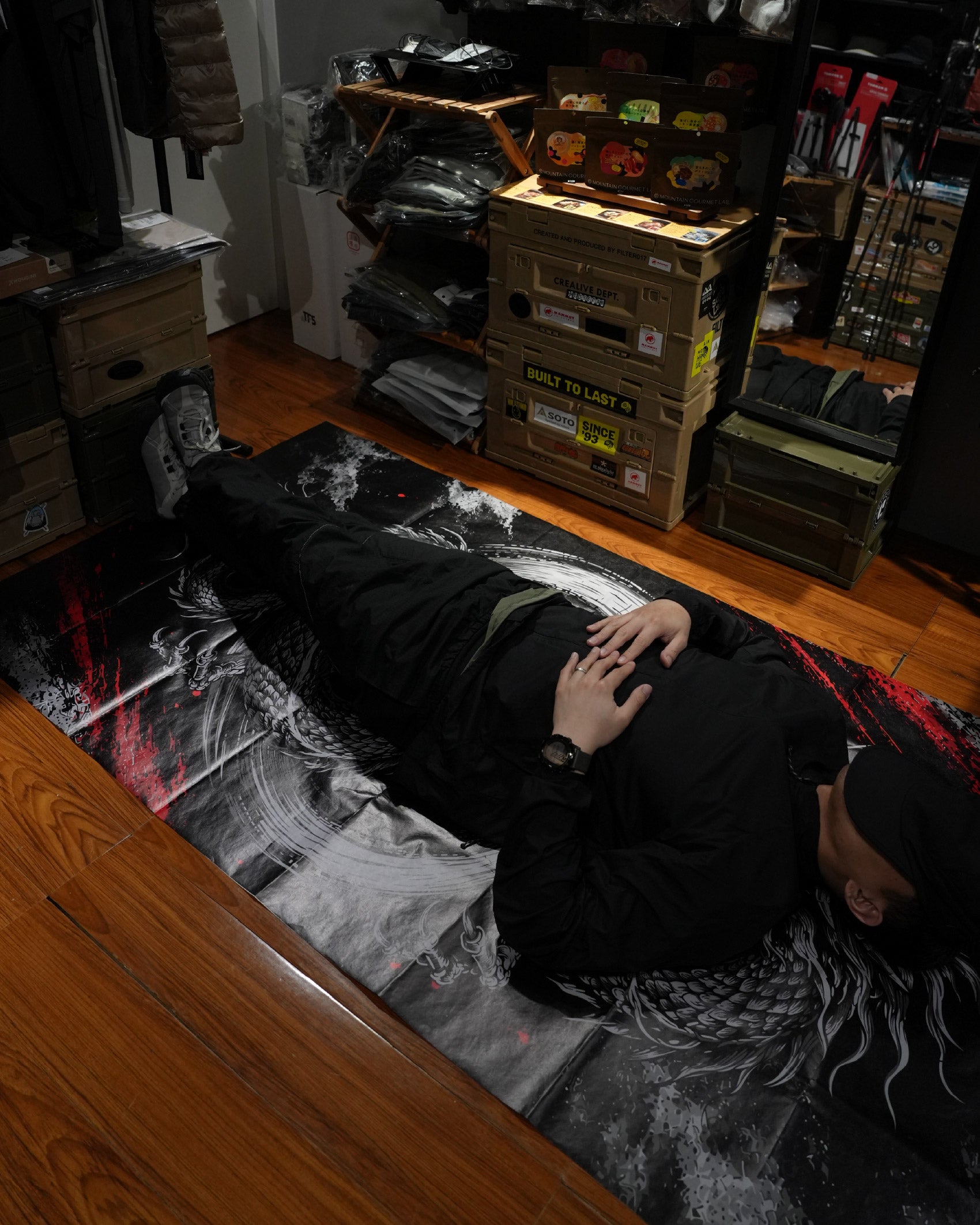 步く泊まる ARUKUTOMARU Dragon Onix Tyvek Sheet - Wild Camping