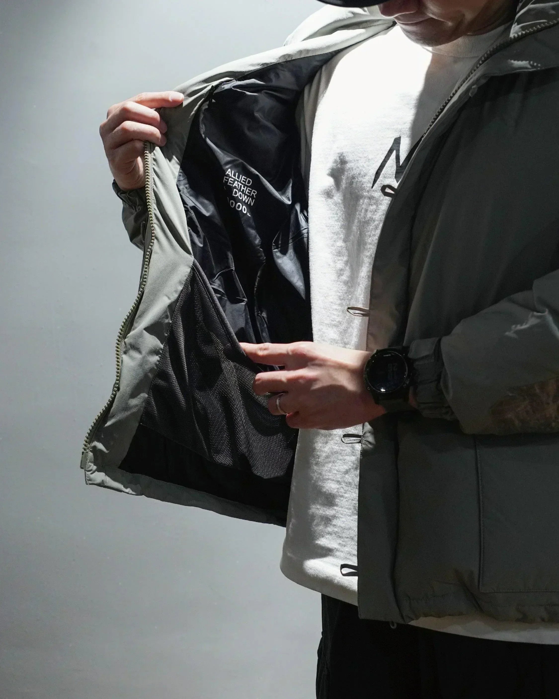 JUGEM Extreme Down Parka II / Sage - Wild Camping