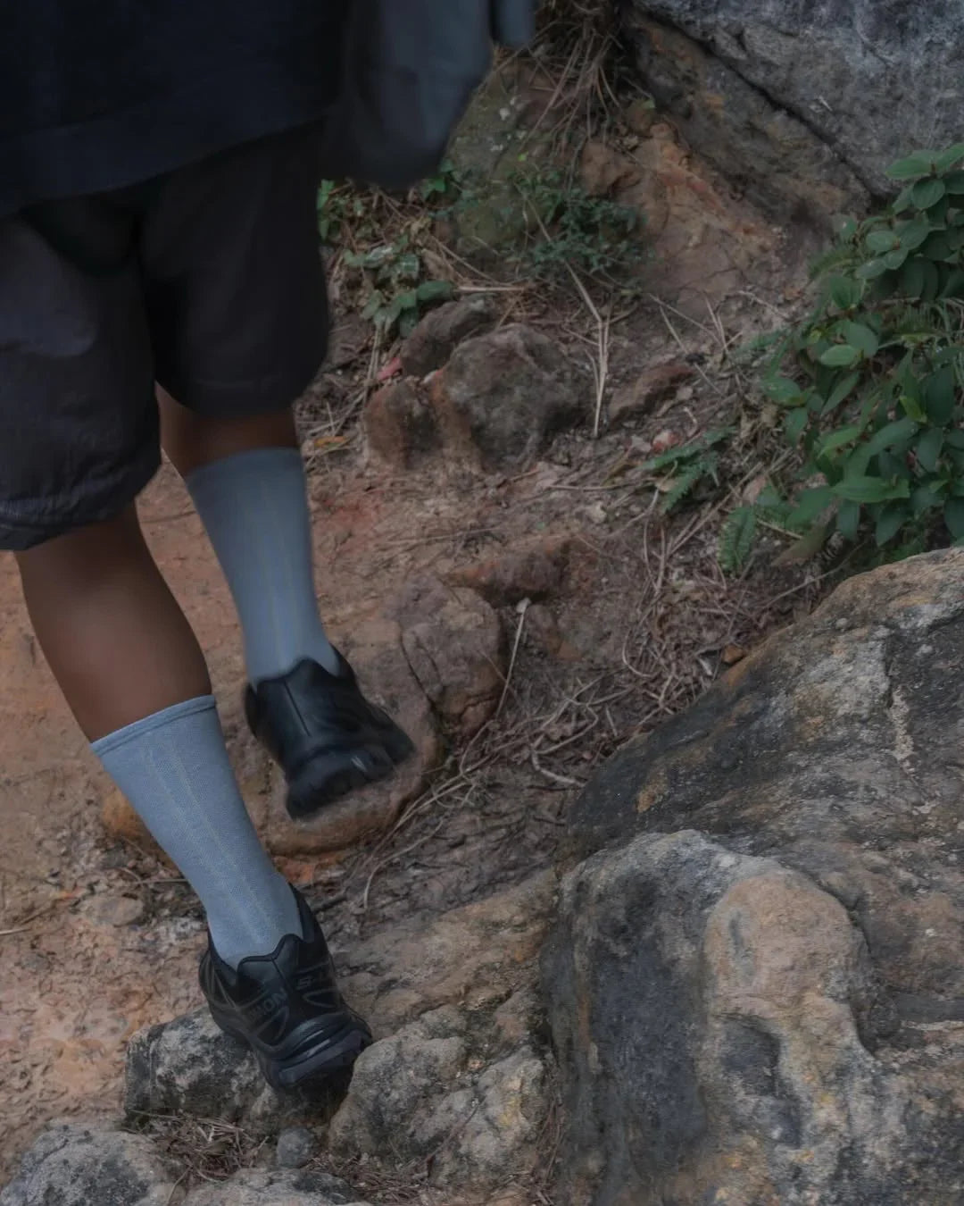 nozzle quiz Airy Wool Socks / Grey