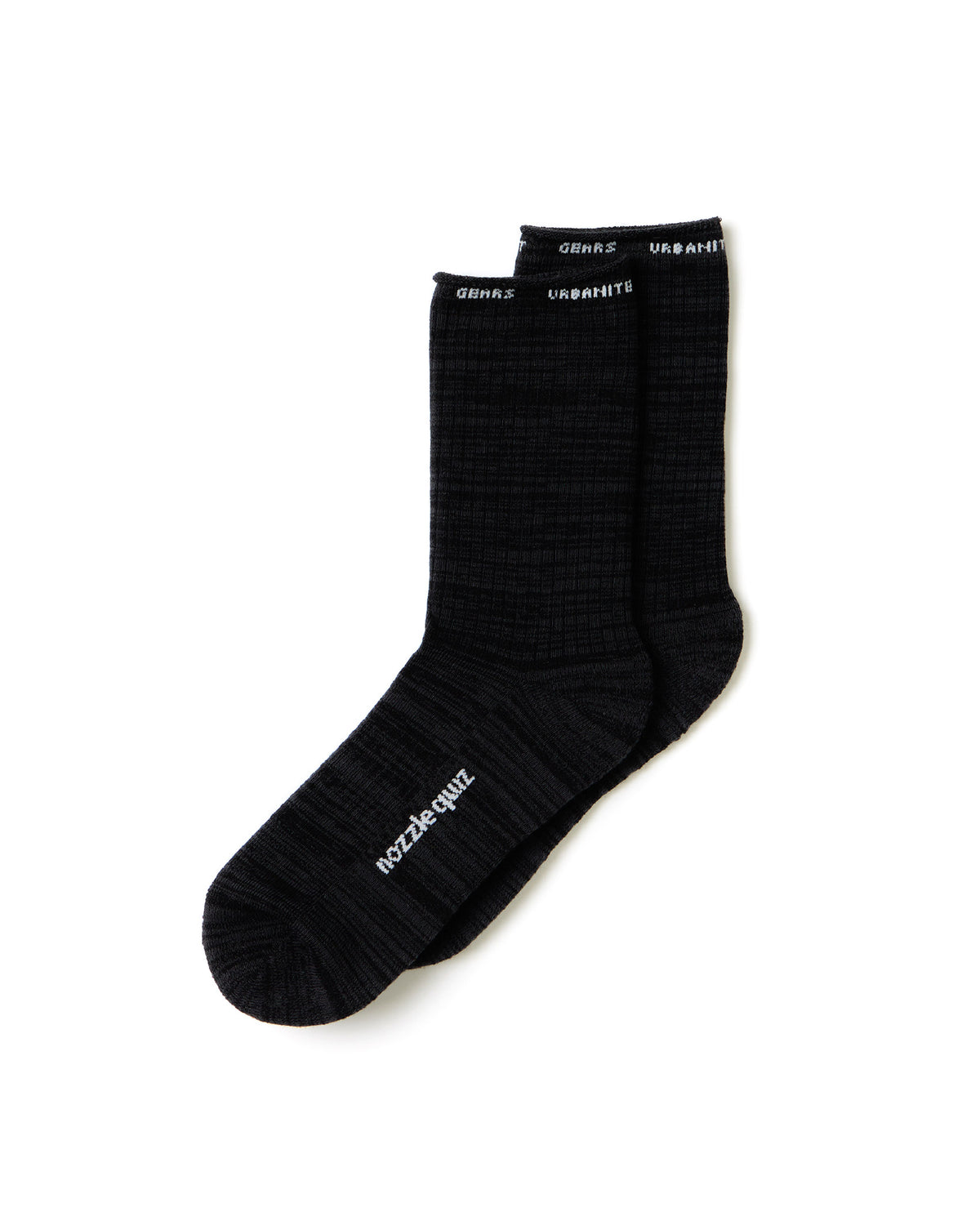nozzle quiz Essential Mid Casual Socks / Burst Black - Wild Camping