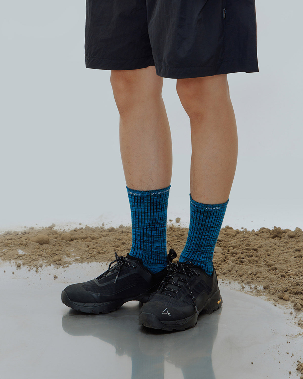 nozzle quiz Essential Mid Casual Socks / Burst Blue - Wild Camping