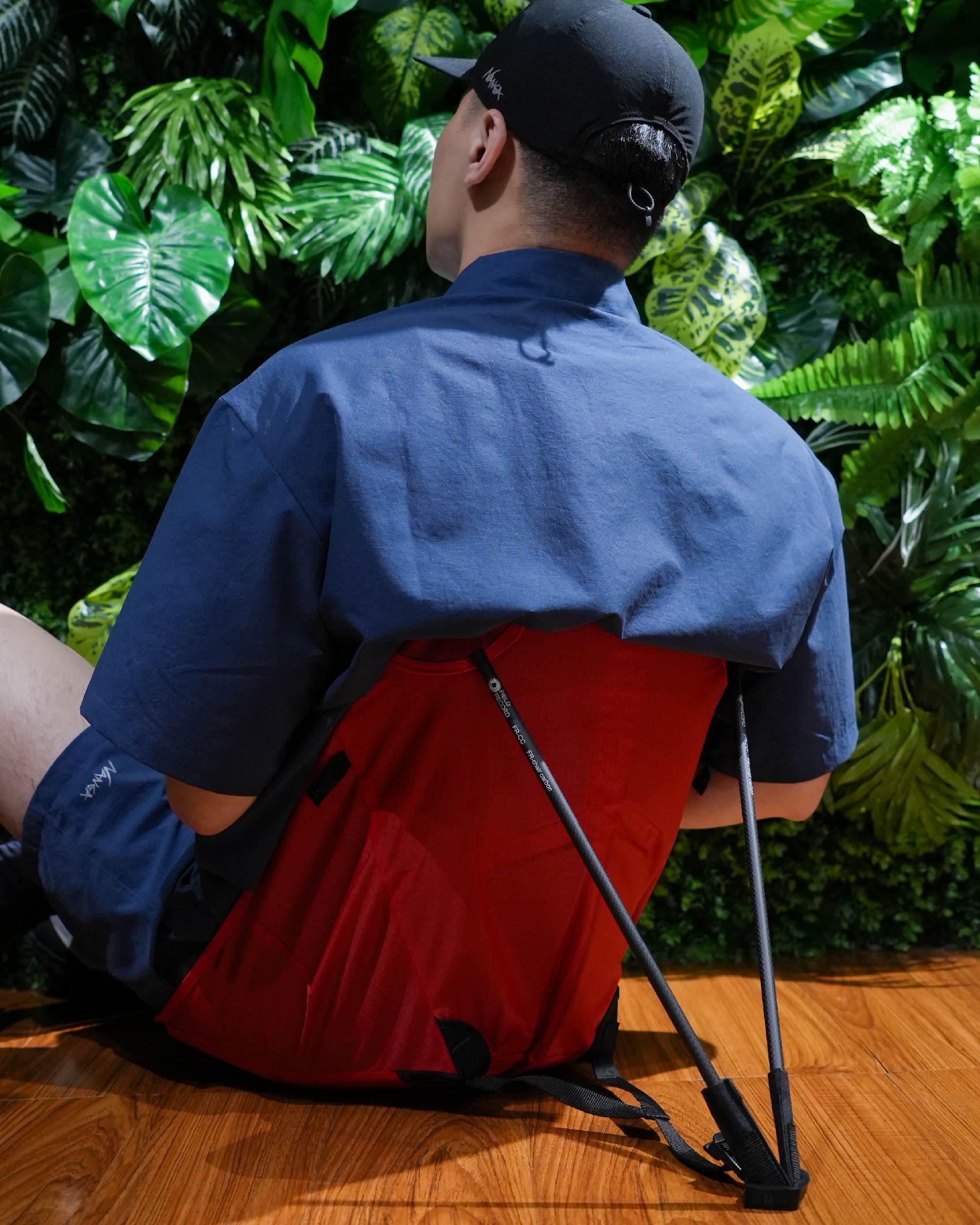 Field Record FR-Chair Carbon Field / Red - Wild Camping