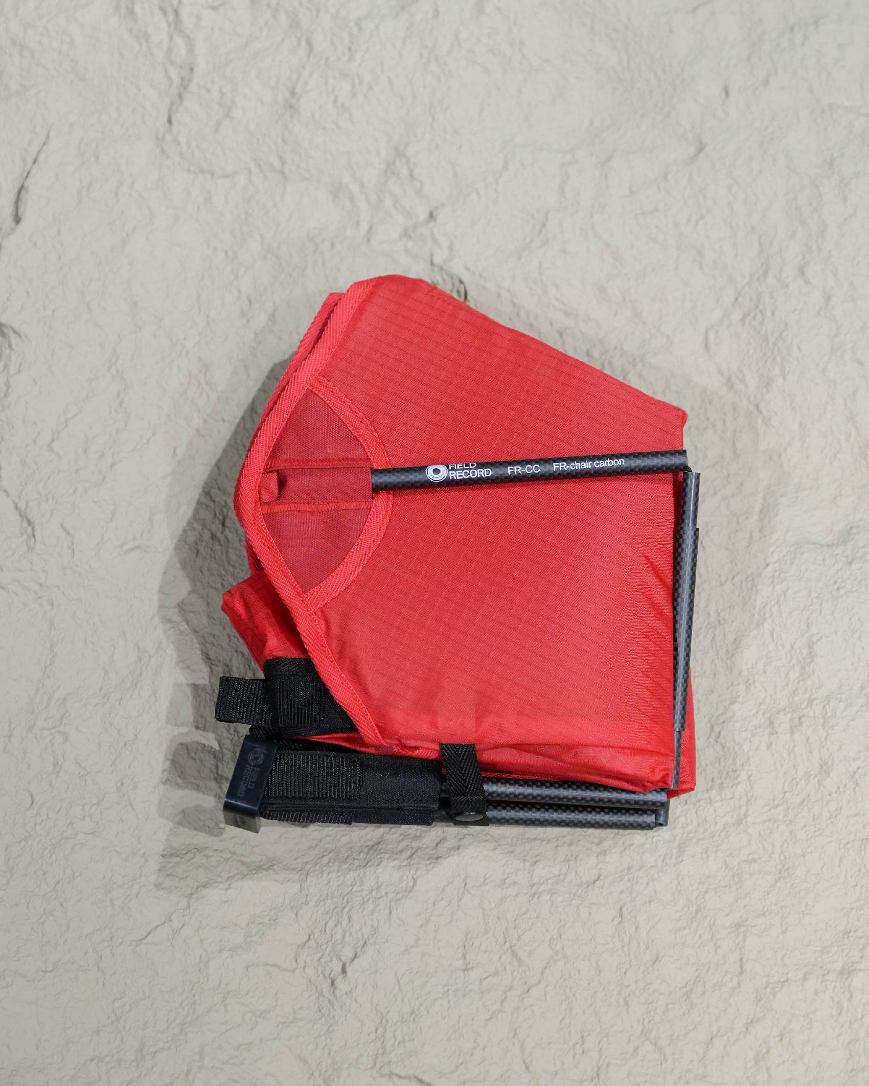 Field Record FR-Chair Carbon Field / Red - Wild Camping