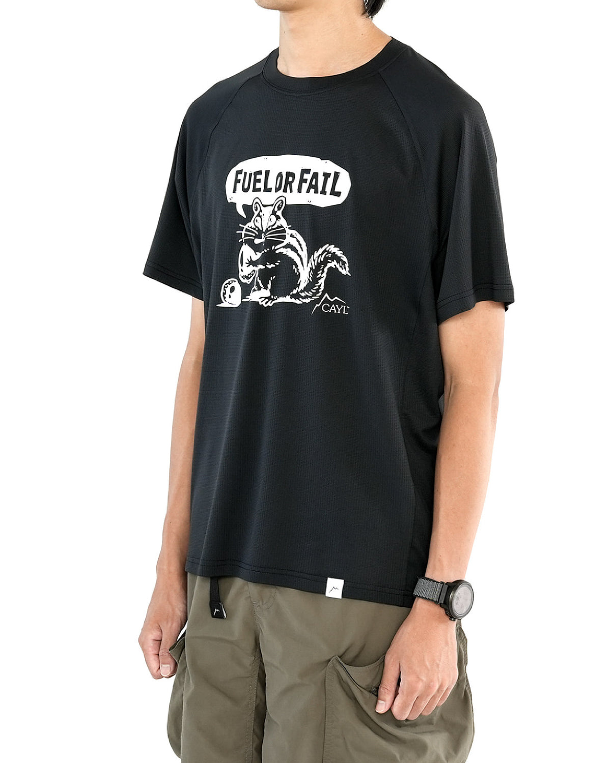 CAYL Fuel Or Fail Short Sleeve / Black - Wild Camping