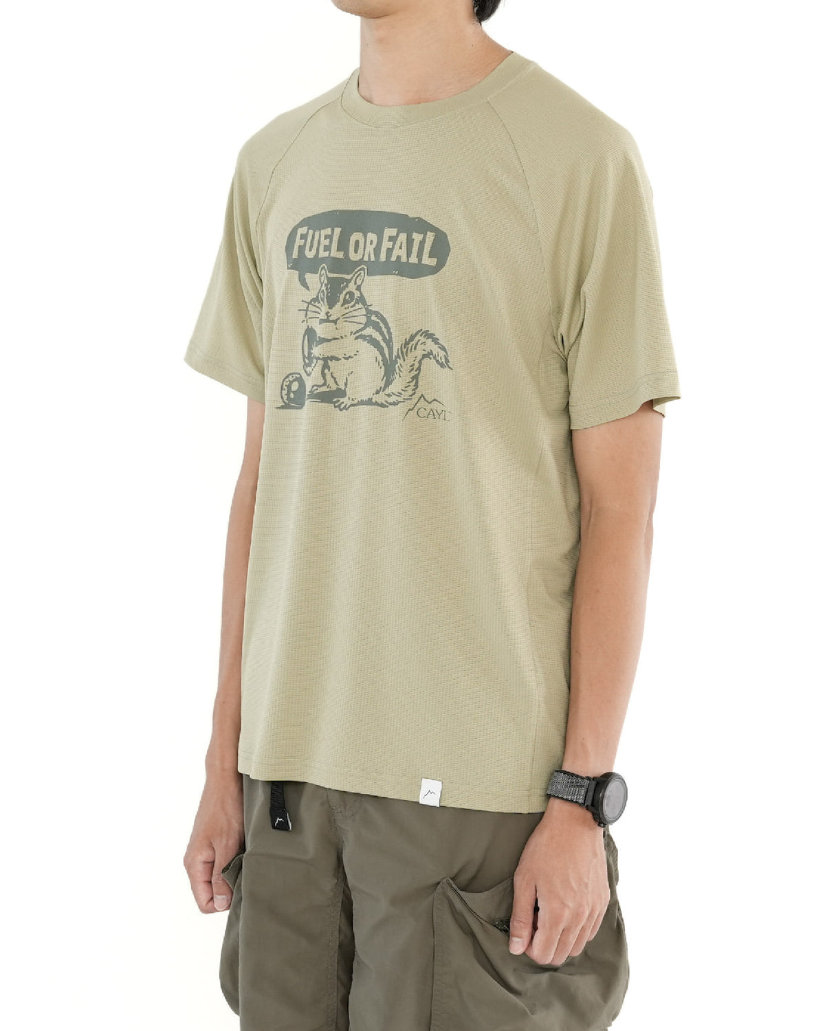 CAYL Fuel Or Fail Short Sleeve / Dark Beige - Wild Camping