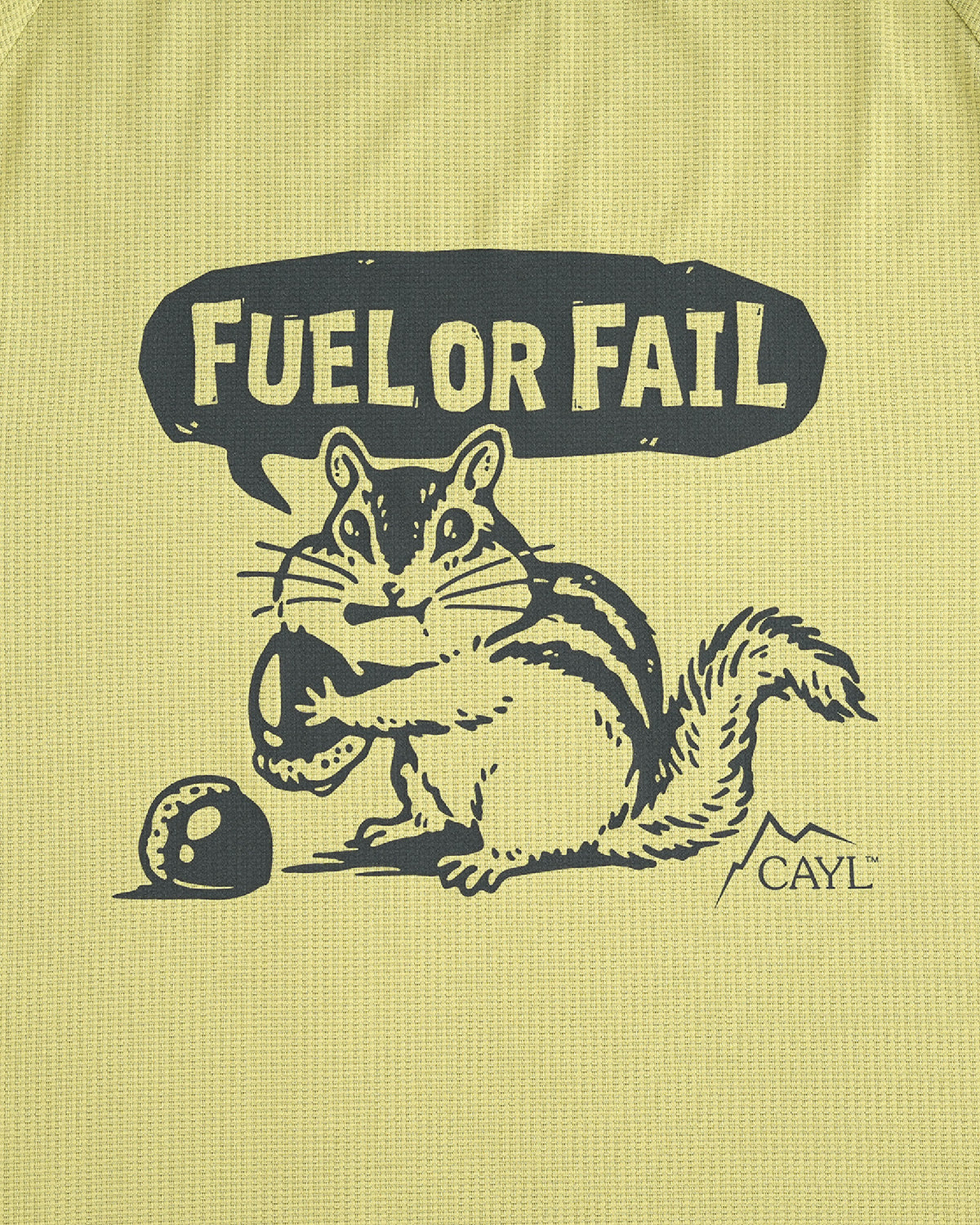 CAYL Fuel Or Fail Short Sleeve / Light Olive - Wild Camping