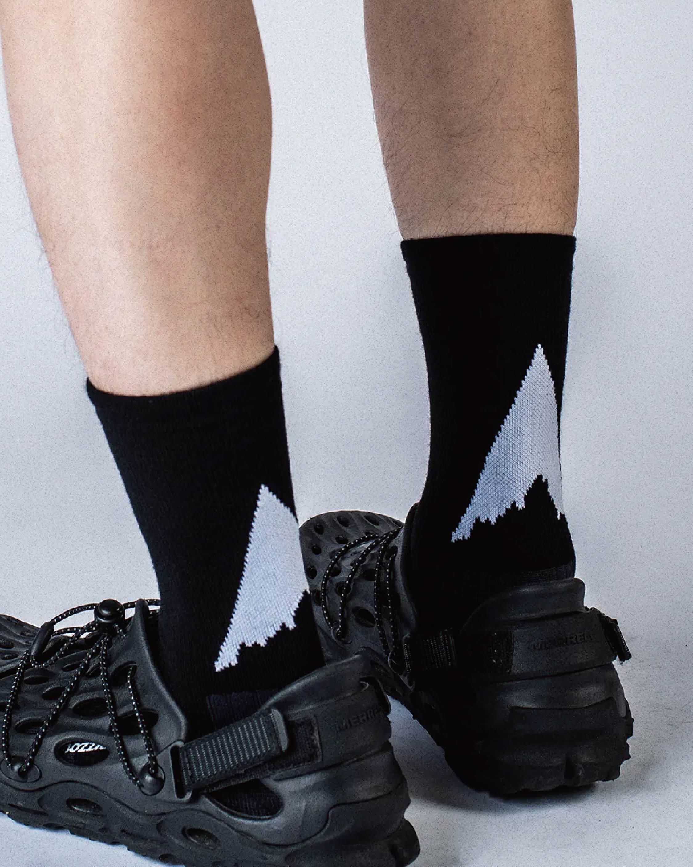 HANCHOR x nozzle quiz Feather Merino Wool Socks - Wild Camping