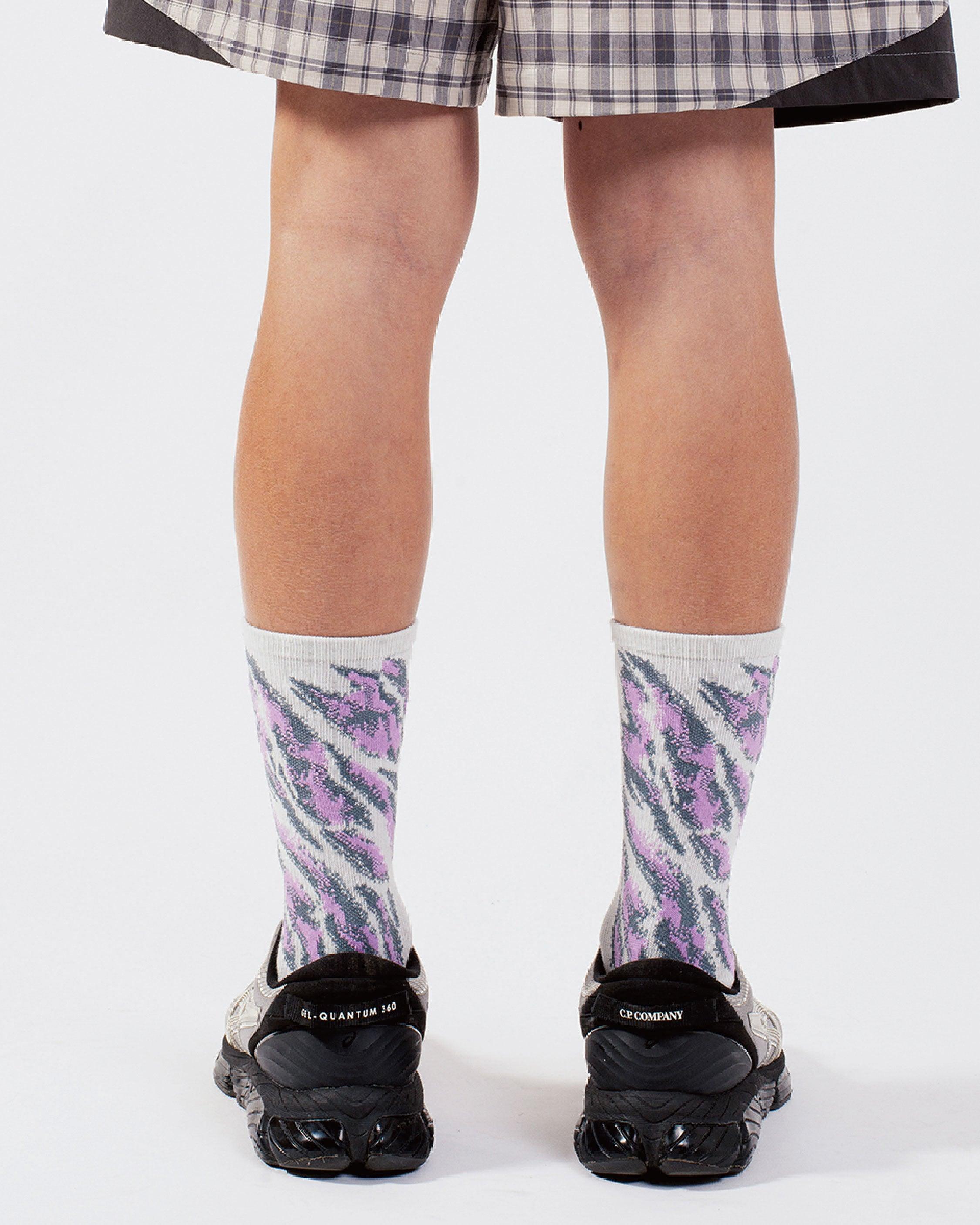 nozzle quiz Landing Socks / Berg Pink