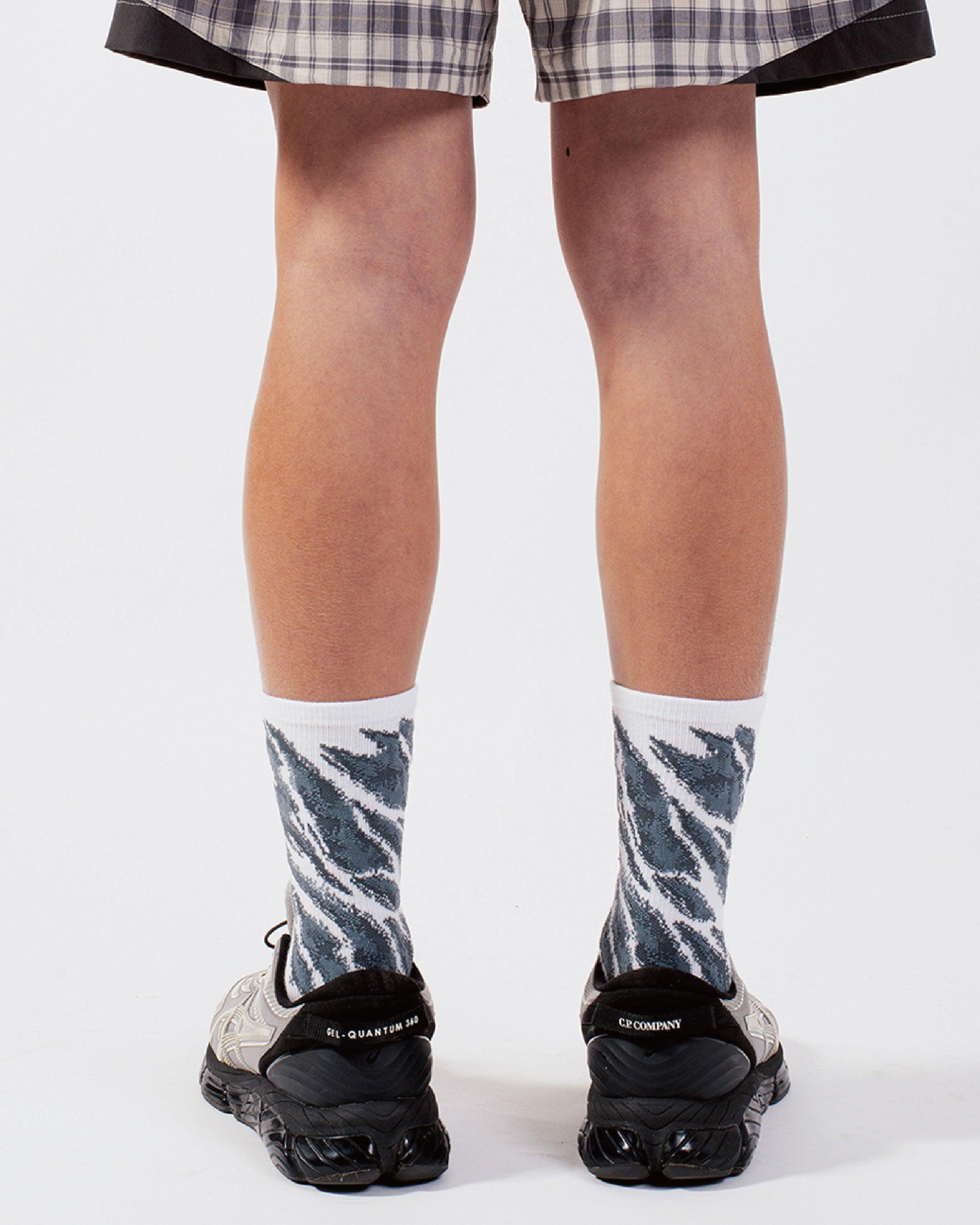 nozzle quiz Landing Socks / Berg White