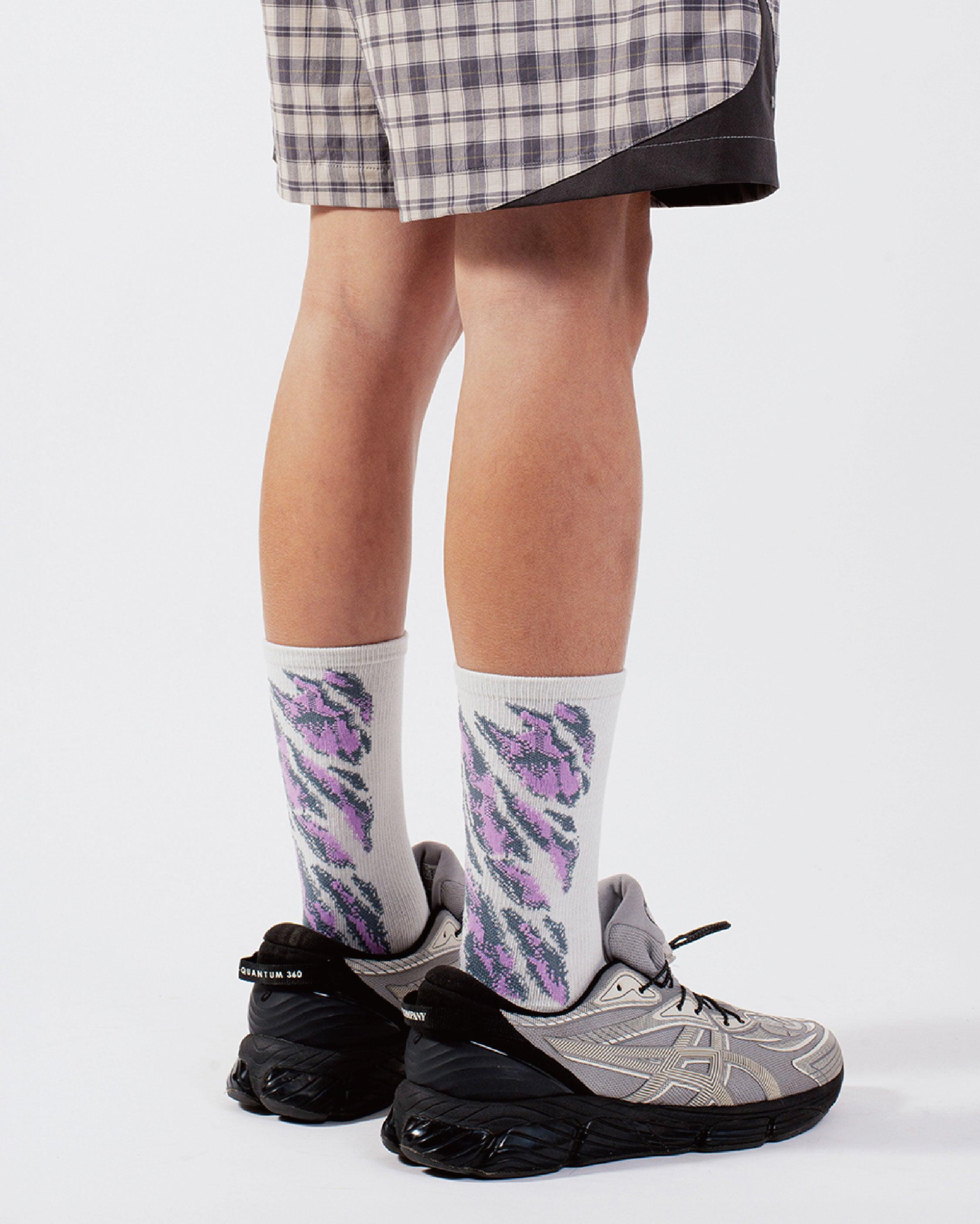 nozzle quiz Landing Socks / Berg Pink