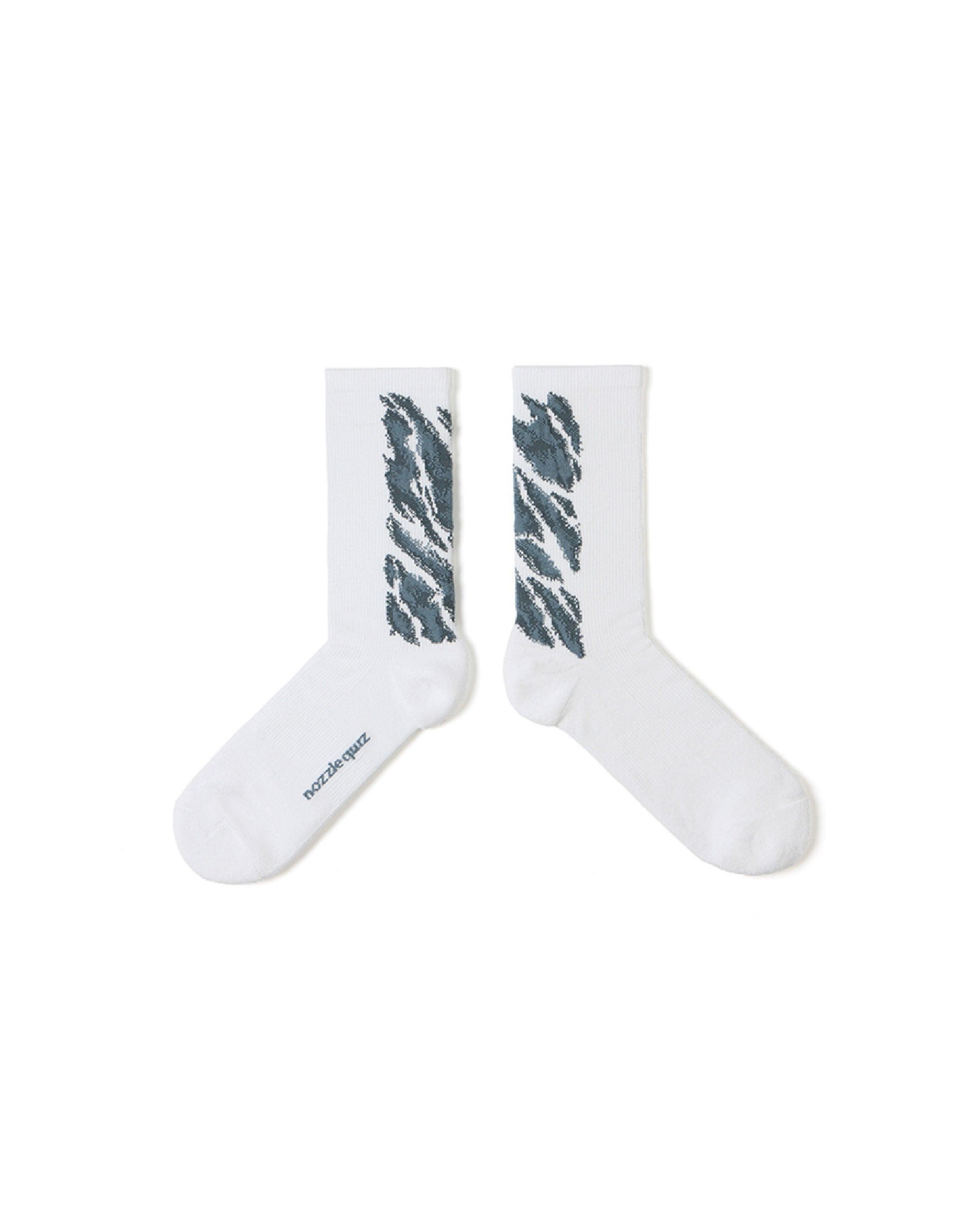 nozzle quiz Landing Socks / Berg White