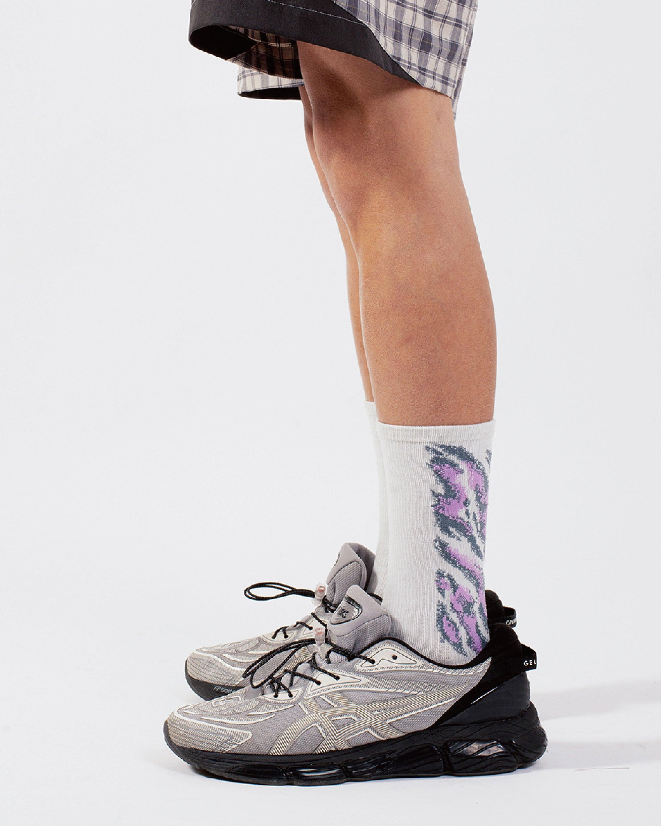 nozzle quiz Landing Socks / Berg Pink