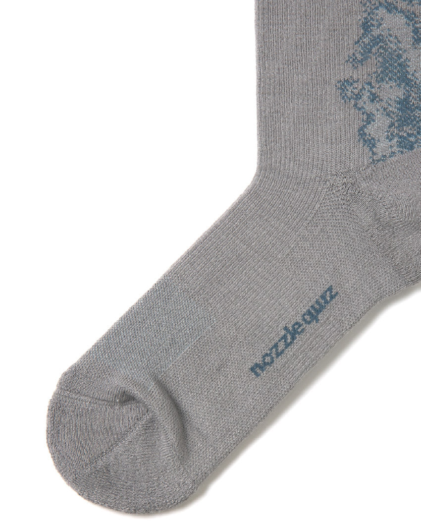 nozzle quiz Landing Socks / Mist Gray
