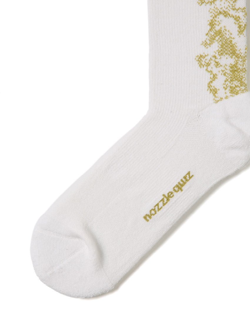 nozzle quiz Landing Socks / Mist Yellow