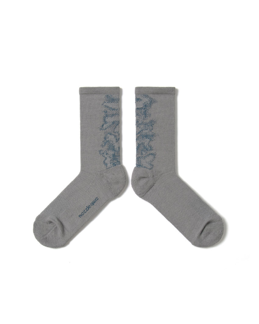 nozzle quiz Landing Socks / Mist Gray