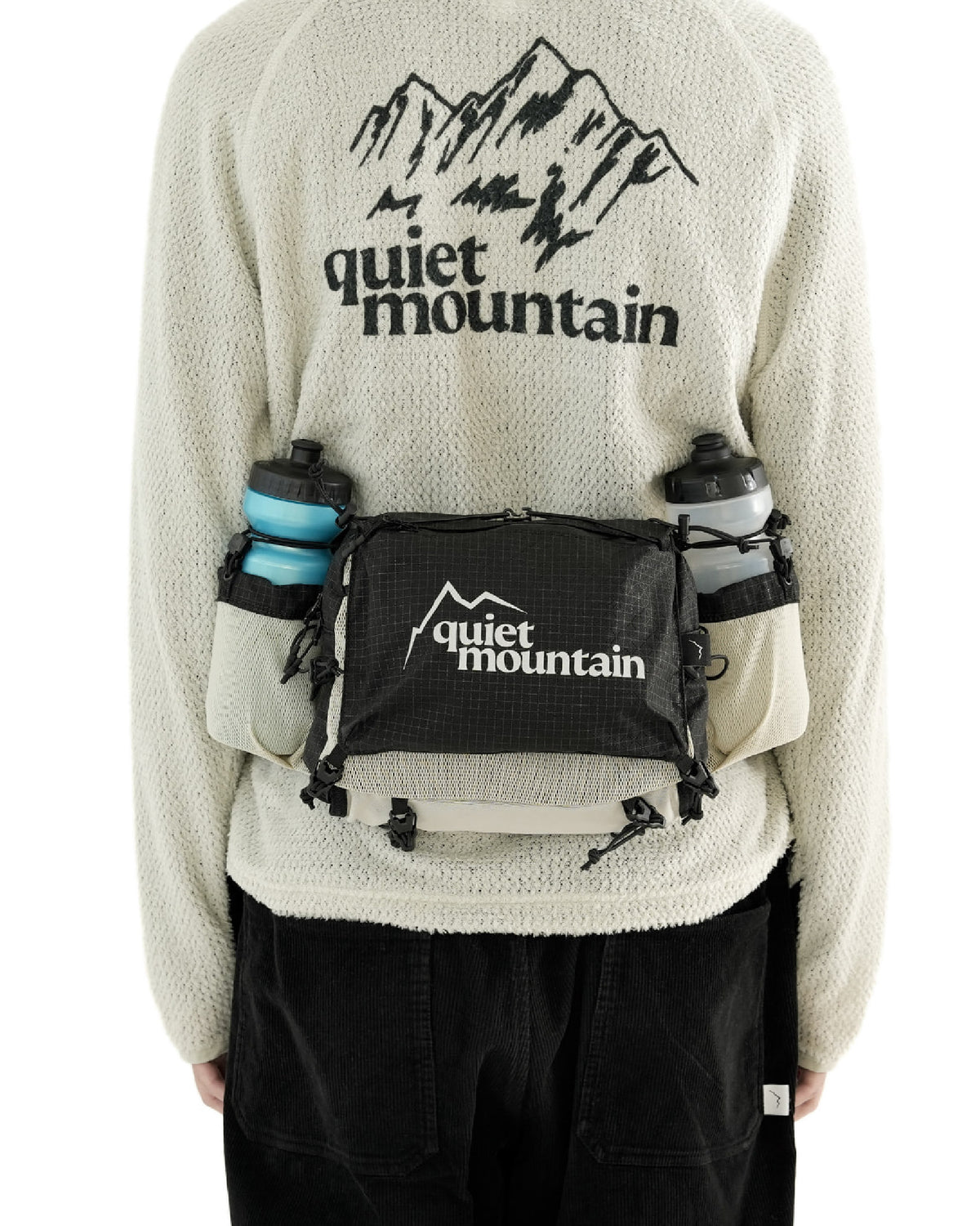 CAYL Lumbar Pack (CAYL x QMC) / B-grid Black - Wild Camping